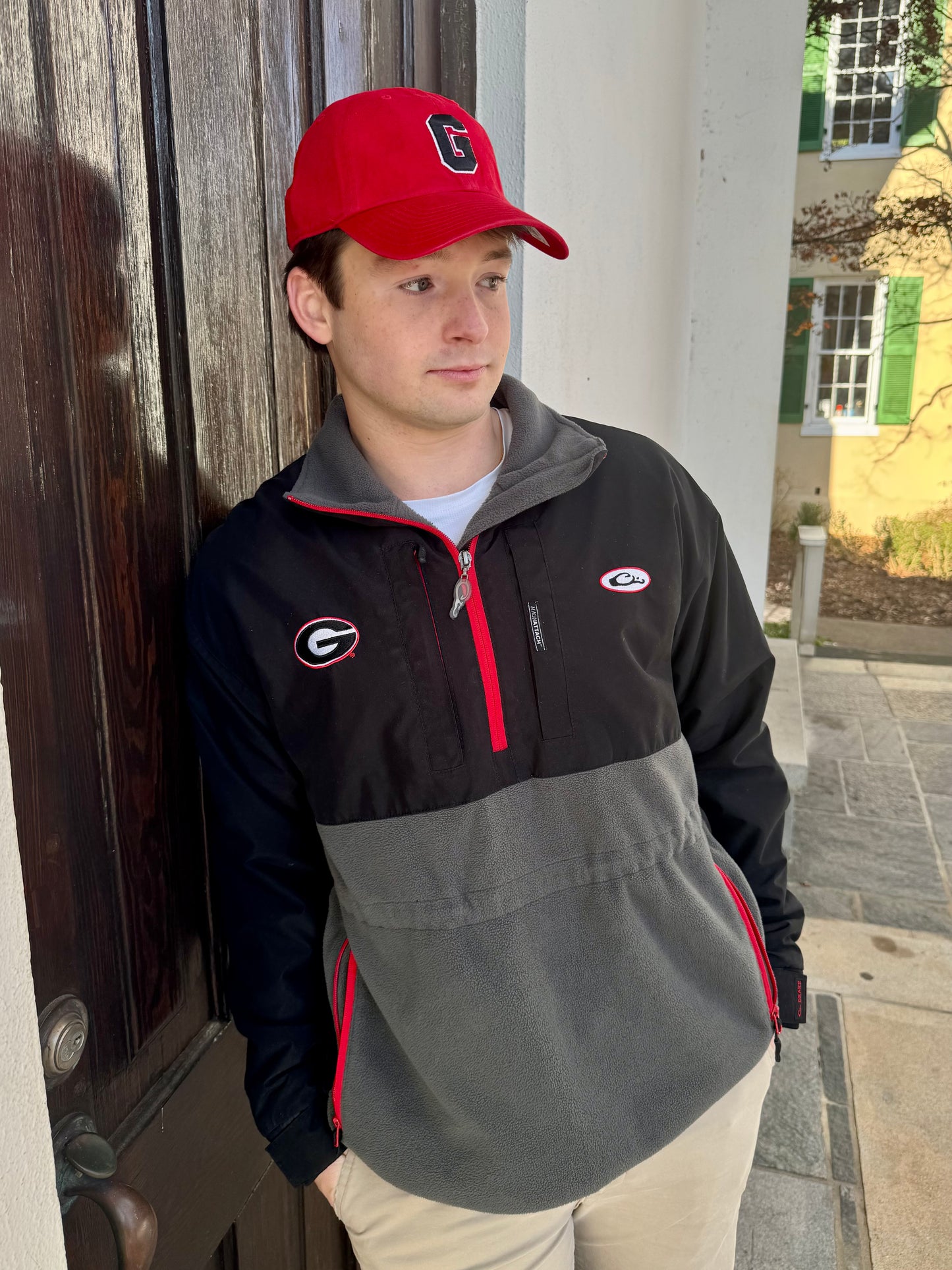 Licensed Georgia G hat red