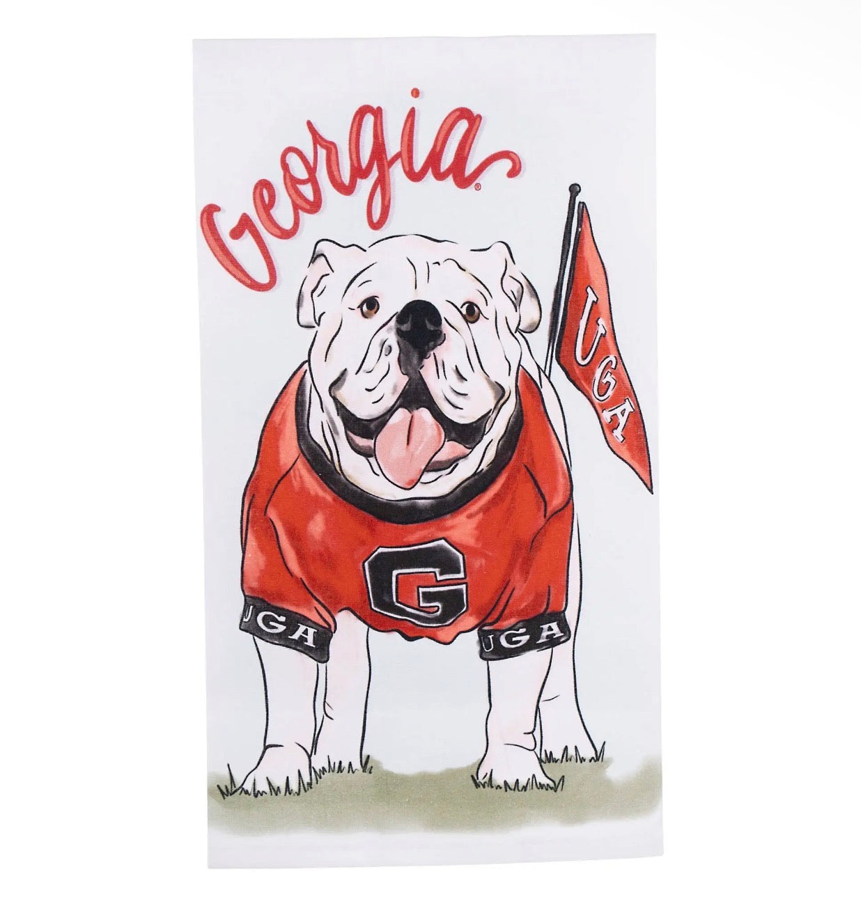 Licensed tea towel dawg