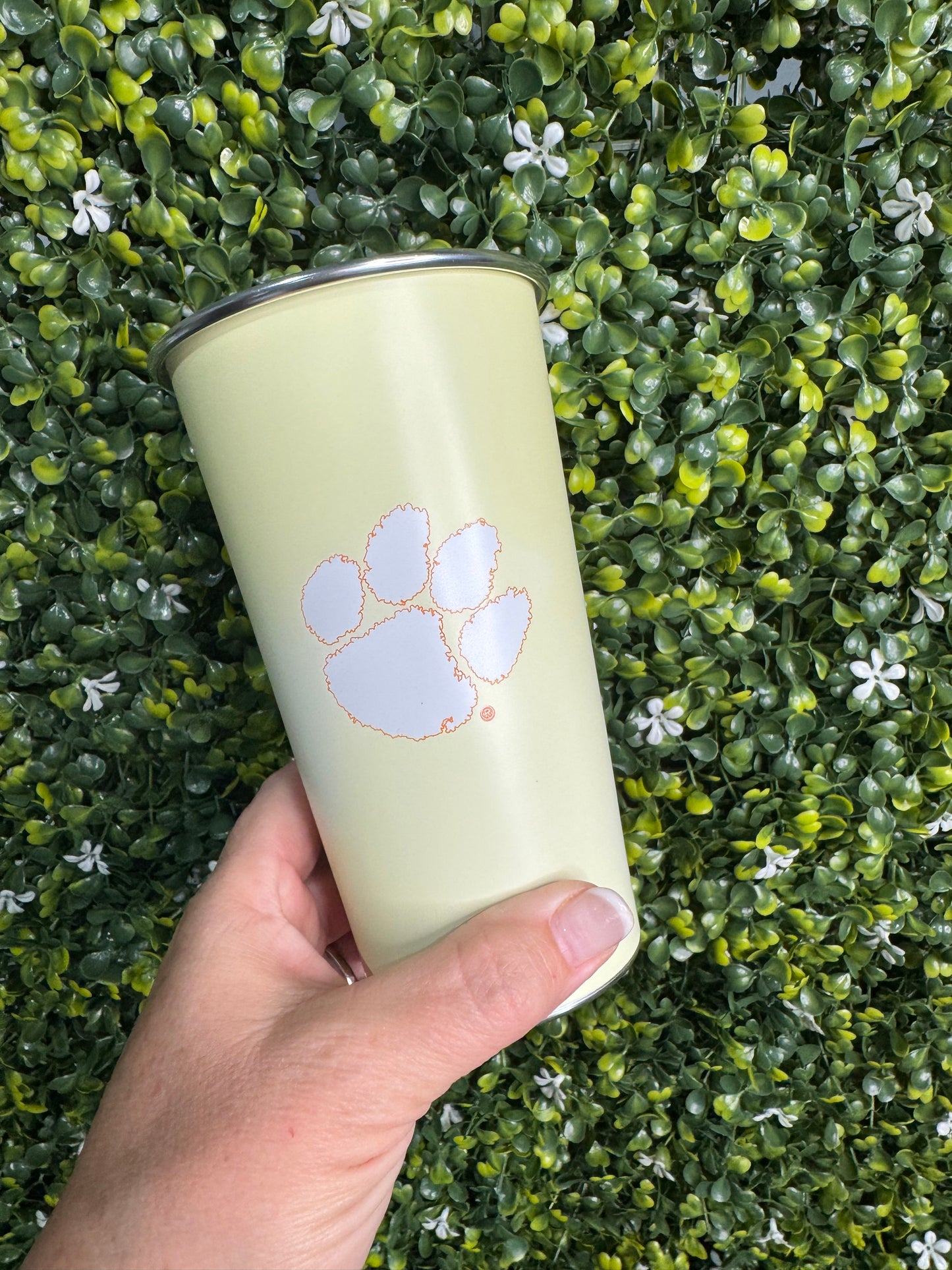 Clemson university color changing cup