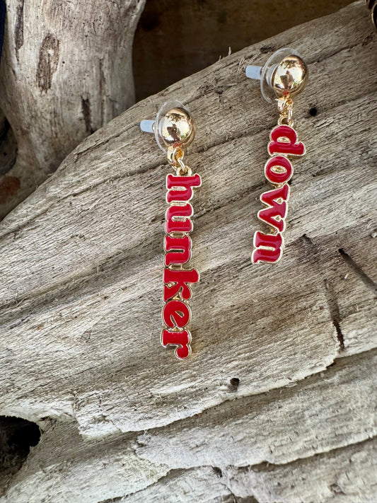 Georgia bulldogs earrings licensed