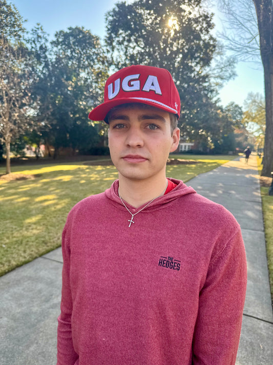 Embroidered georgia hat licensed