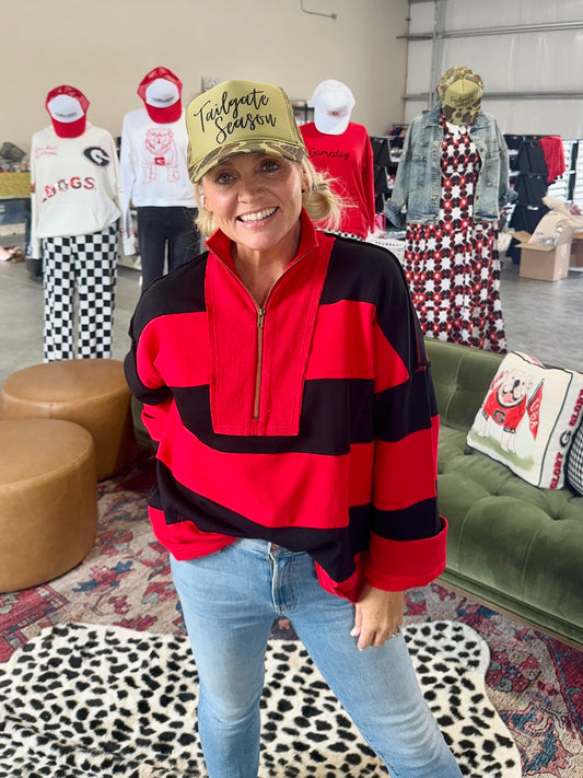 Trucker hat camo “tailgate season”