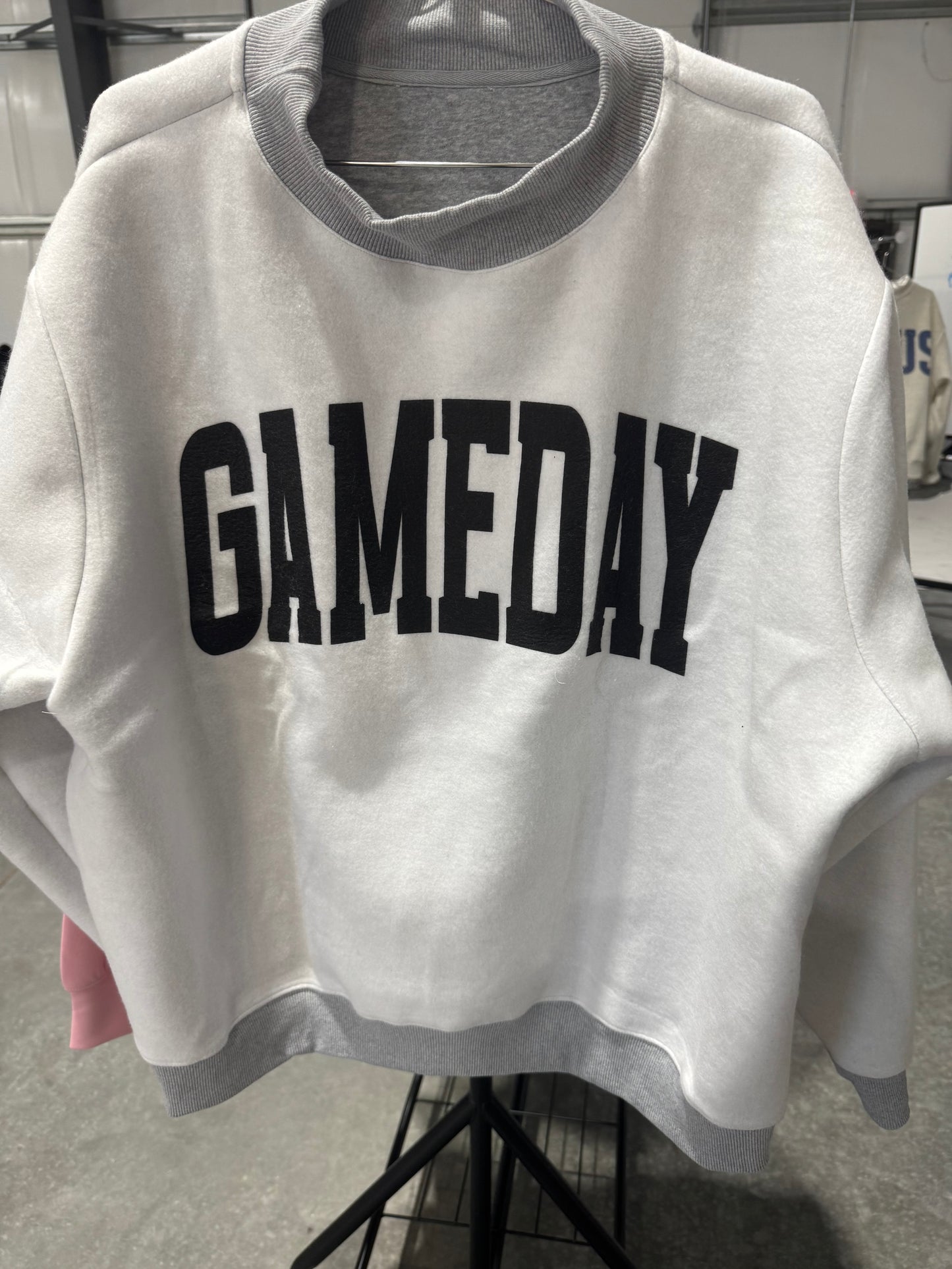 Reversible mock neck. Football and game day