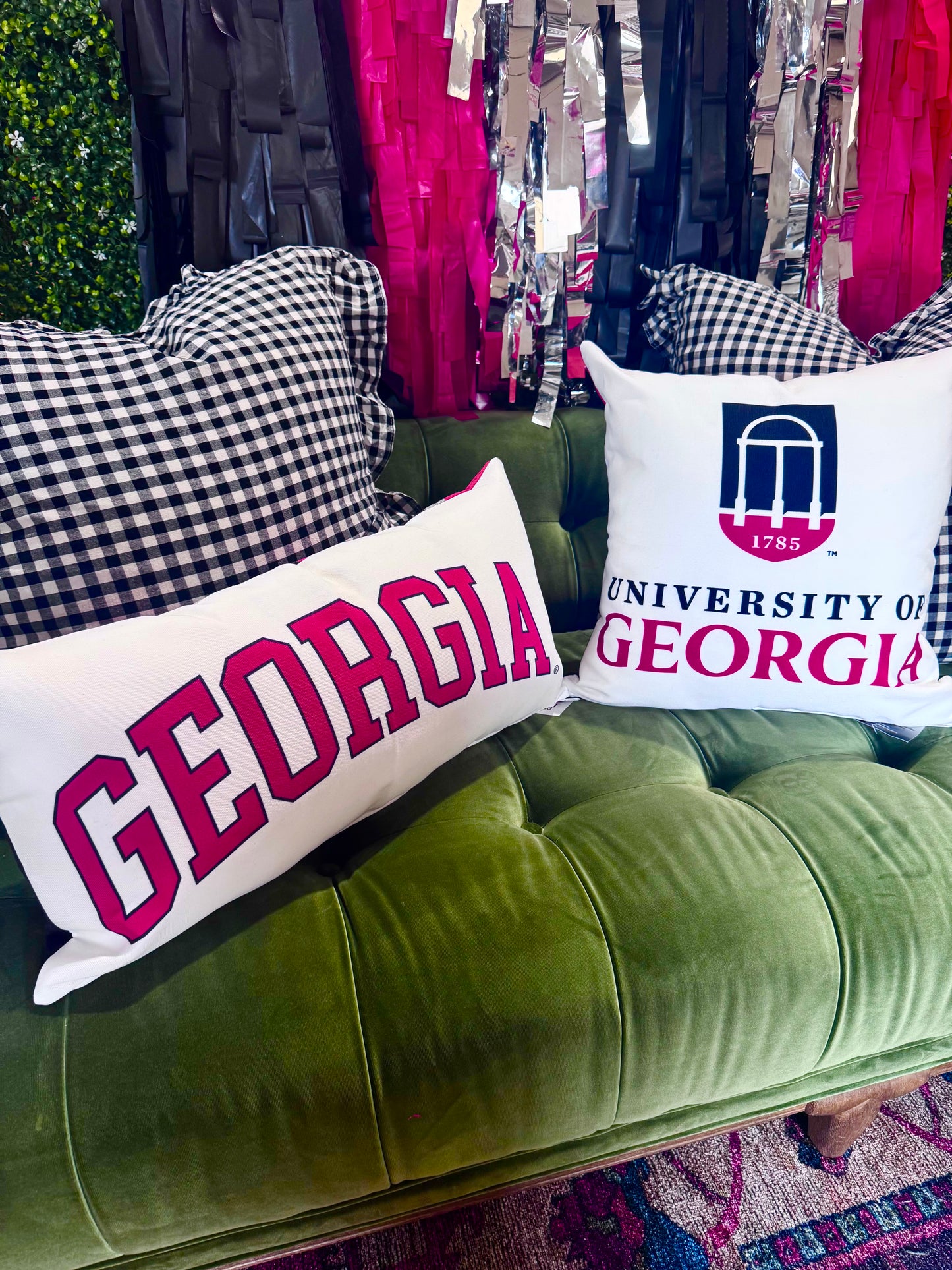 UGA georgia bulldogs pillow lumbar cover