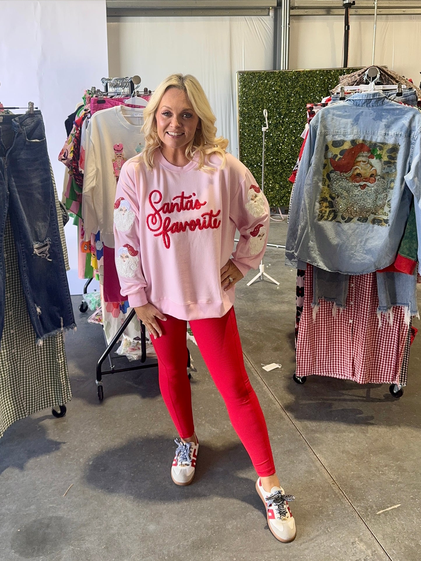 Santa’s favorite sweatshirt sequin