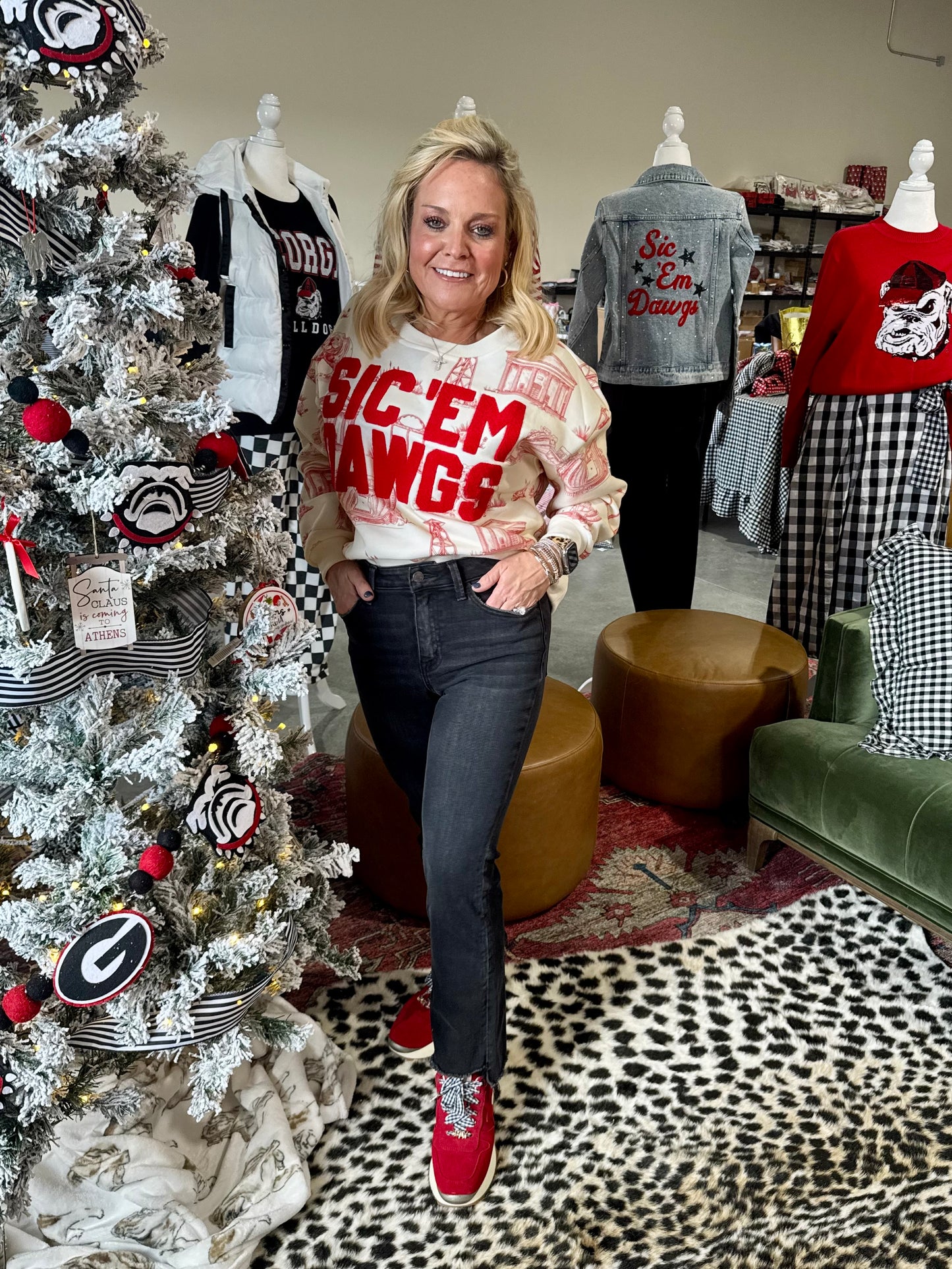 Toile sweatshirt licensed sic em