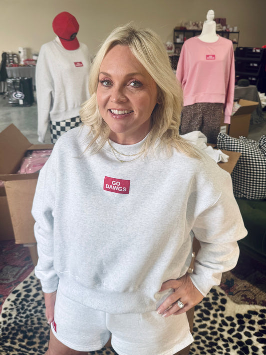 Dawgs sweatshirt licensed oversized gray