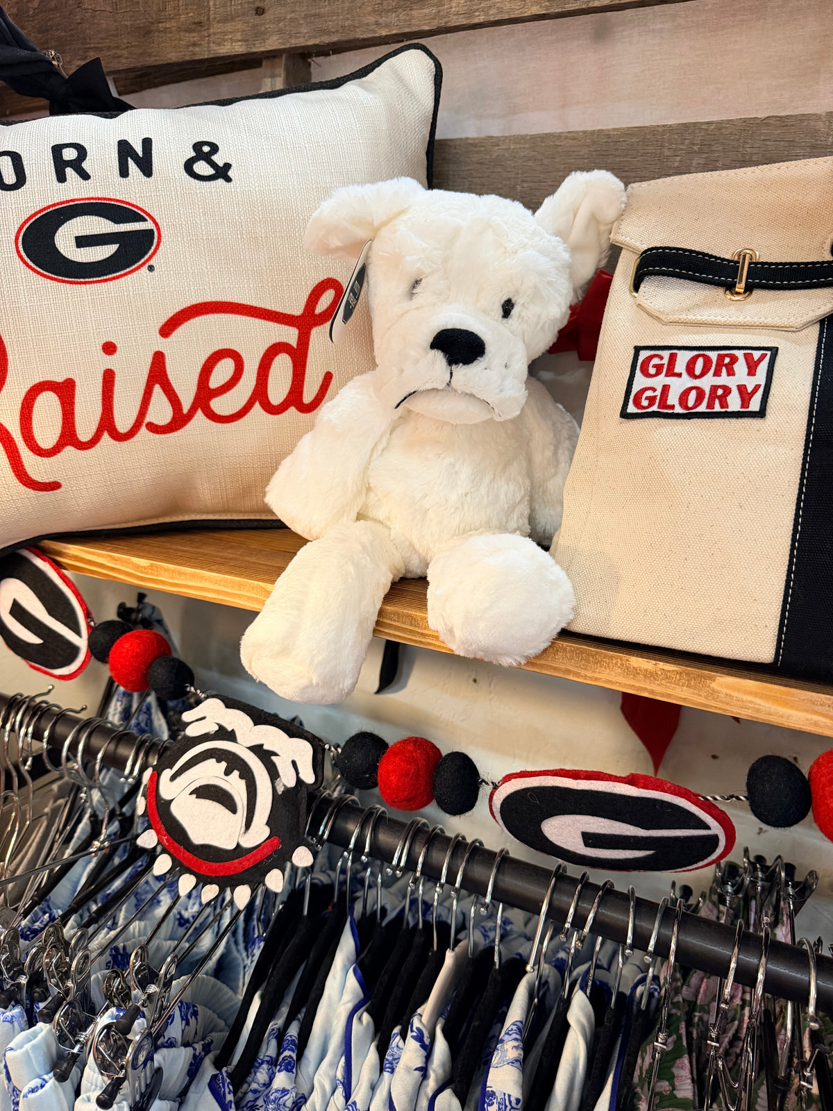 UGA Boom plushie bulldog