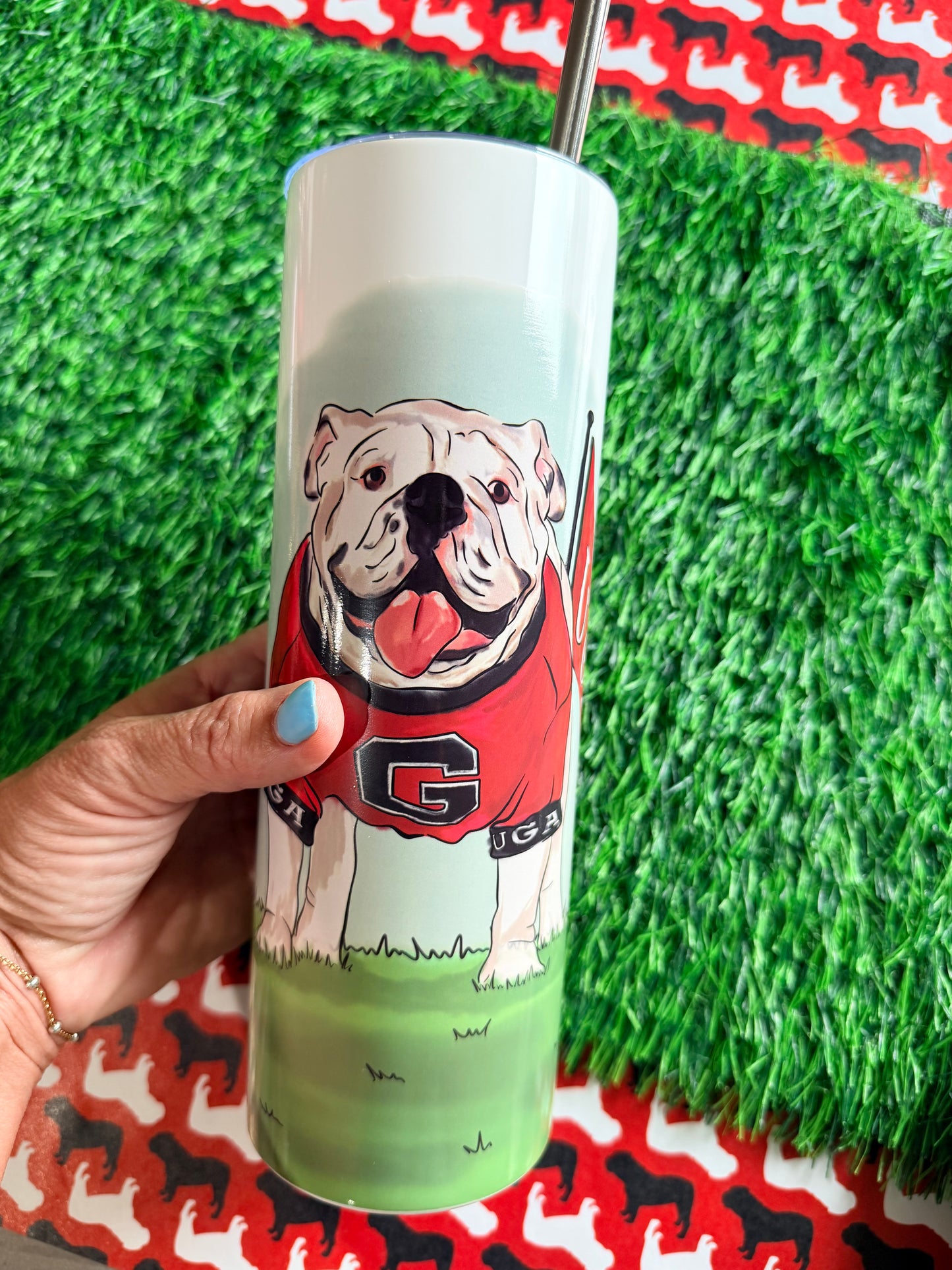 Bulldog tumbler licensed