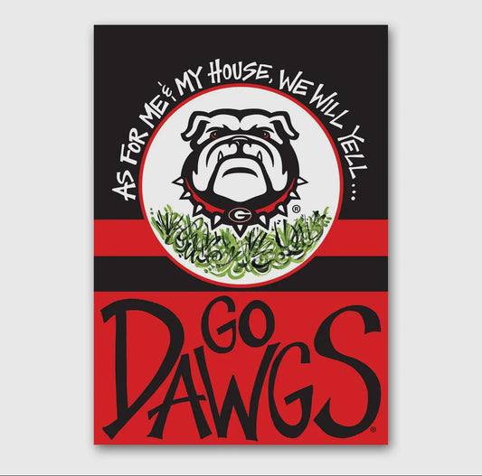 Garden flag go dawgs licensed