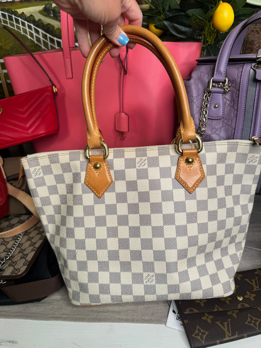Louis Vuitton Seleya PM Damier Azur pre loved