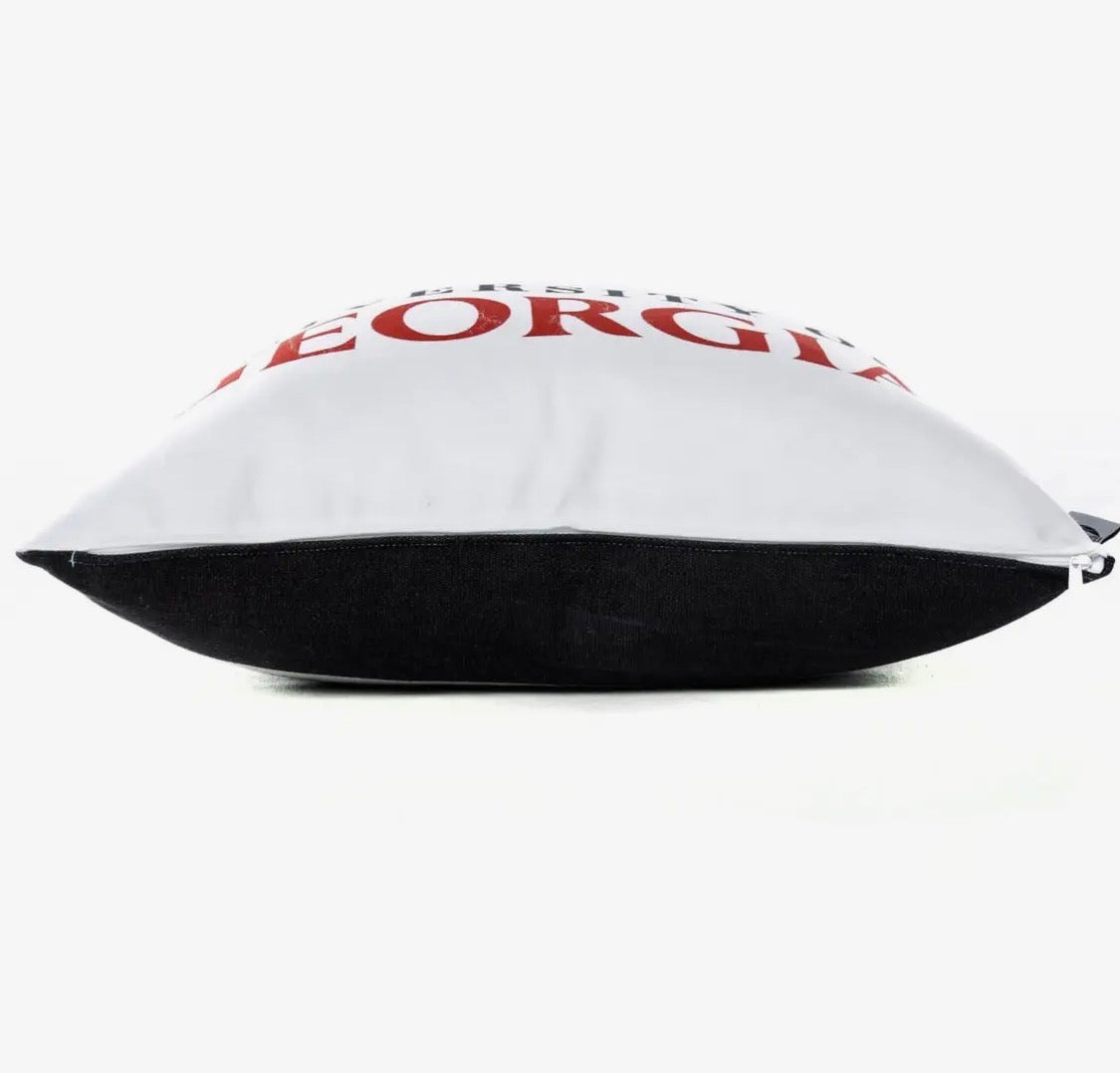 University of georgia arch pillow cover licensed