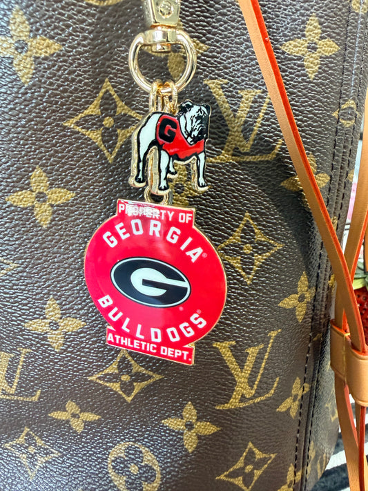 Bag charm licensed UGA