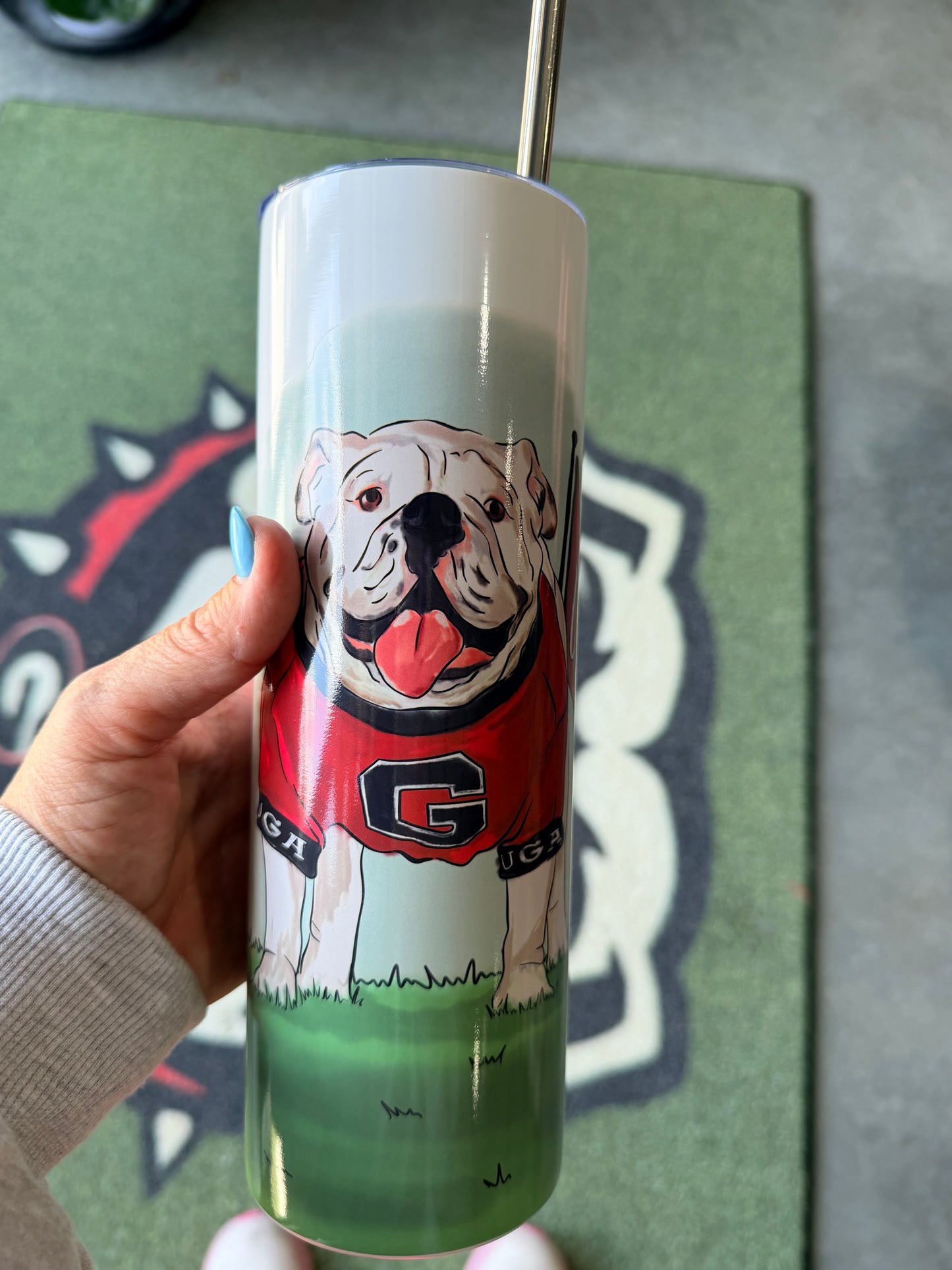 Bulldog tumbler licensed