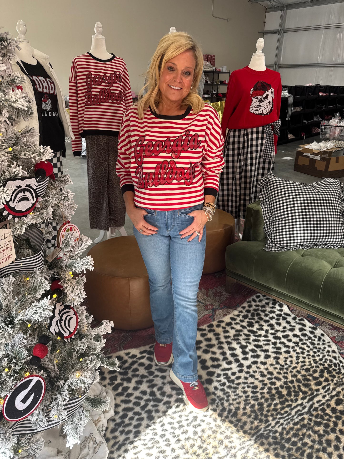 The Georgia stripe pullover licensed