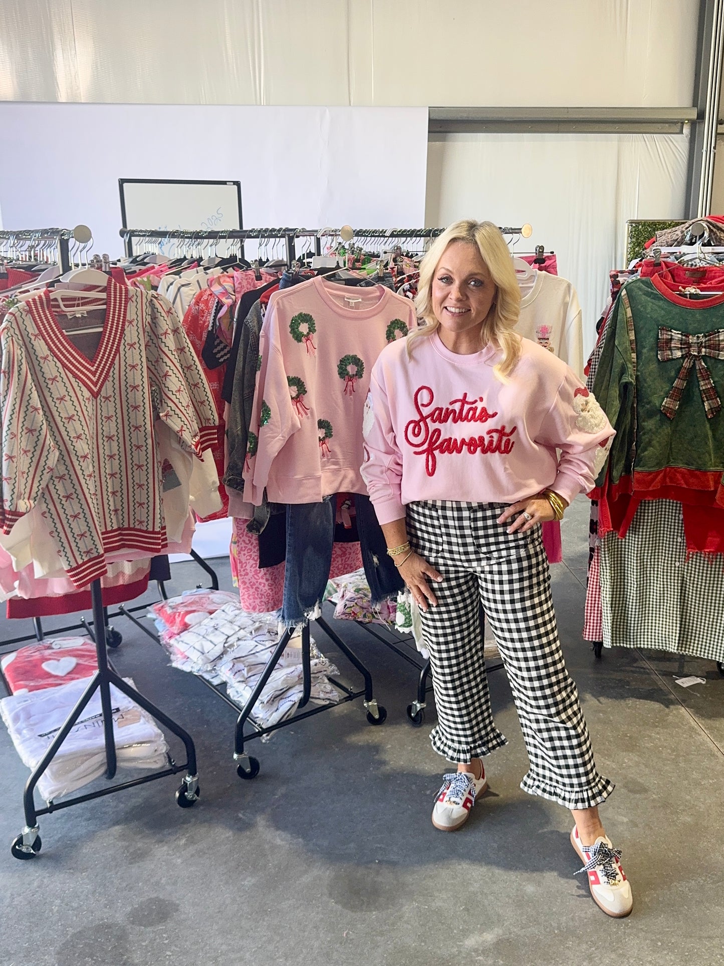 Santa’s favorite sweatshirt sequin