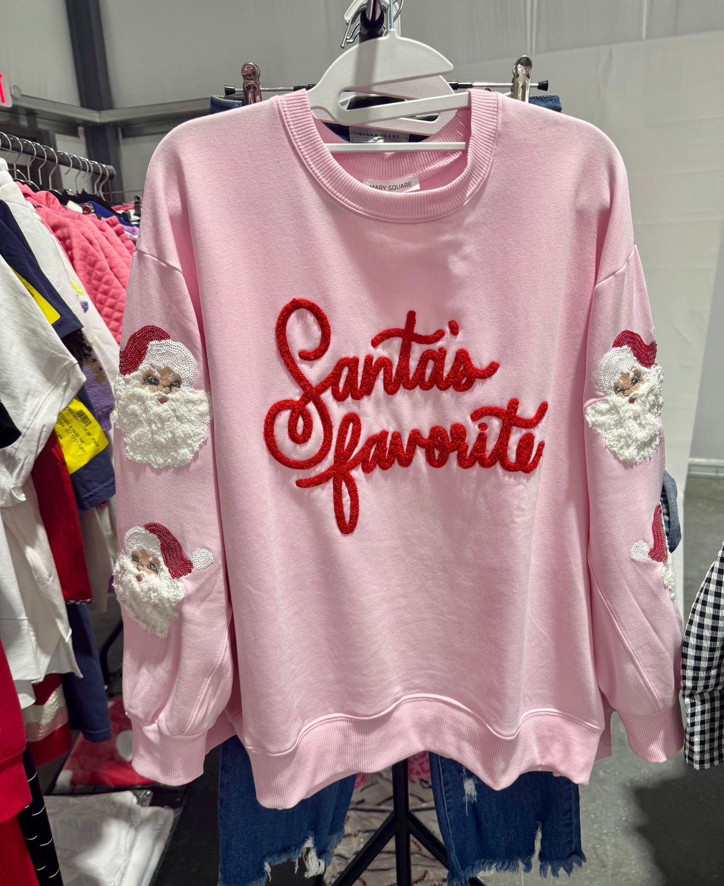 Santa’s favorite sweatshirt sequin