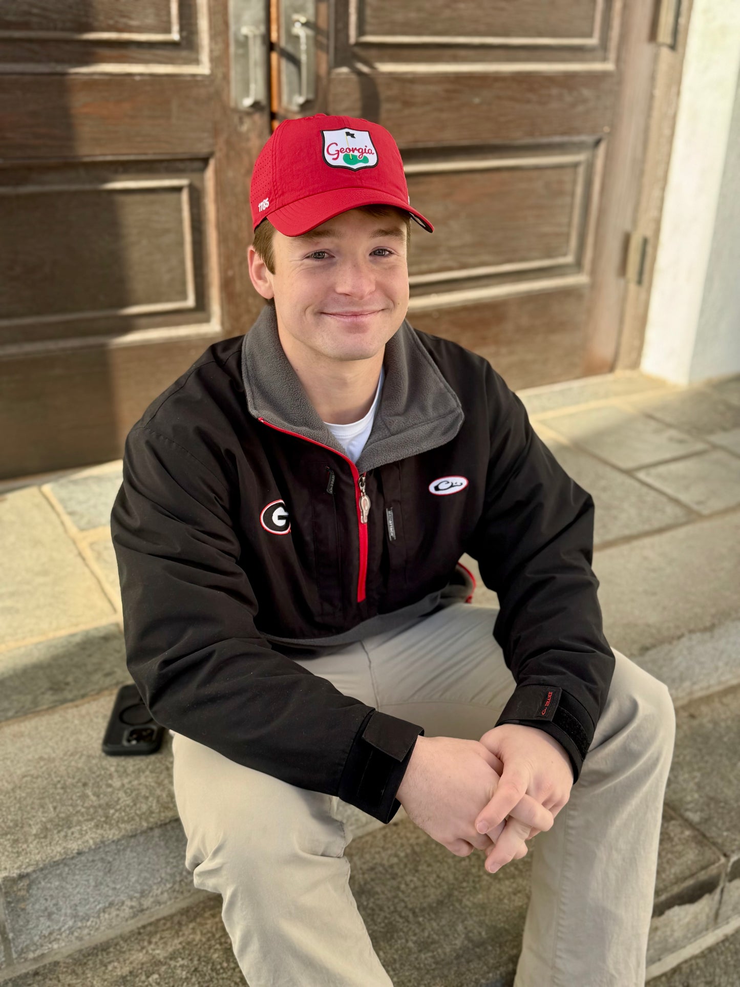 Golf style georgia hat licensed
