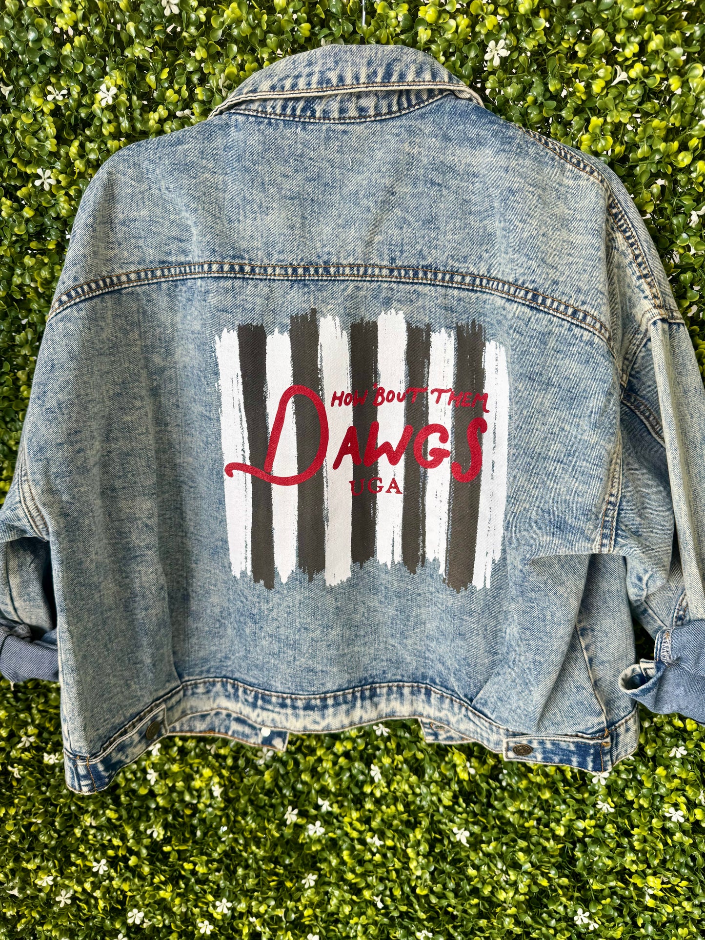 Denim jacket dawgs licensed marked down