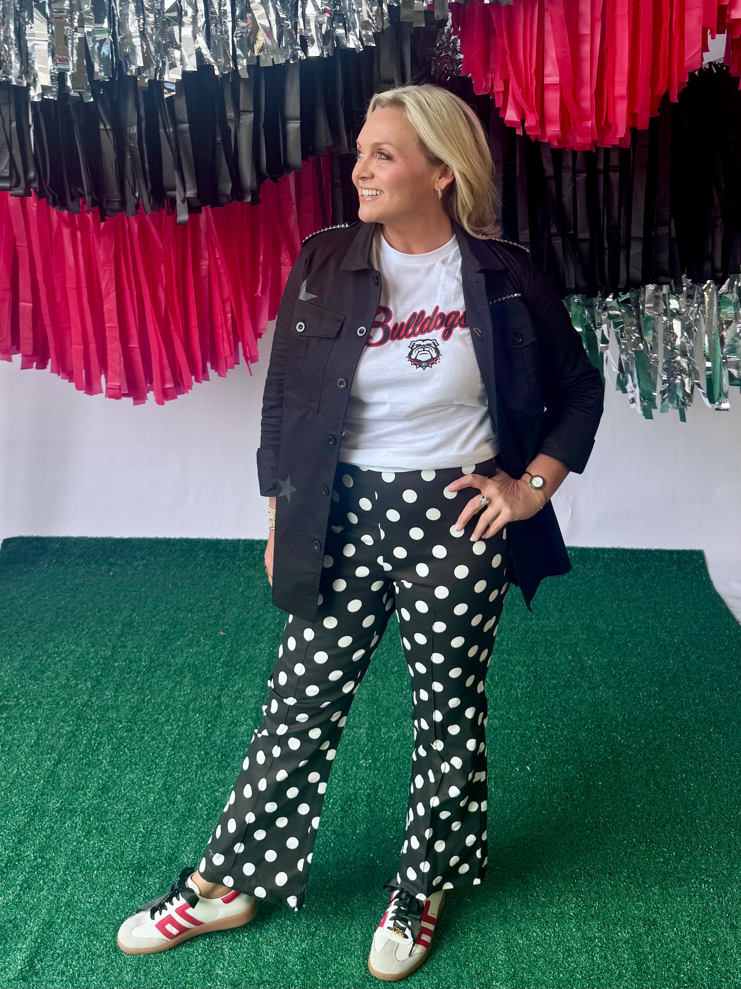 Polka dot pants
