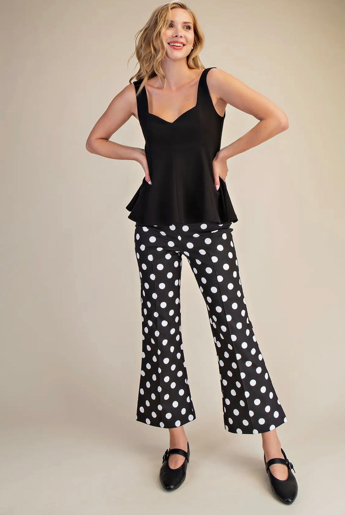 Polka dot pants