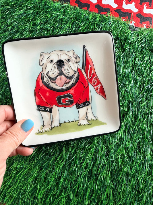 Trinket tray licensed bulldog