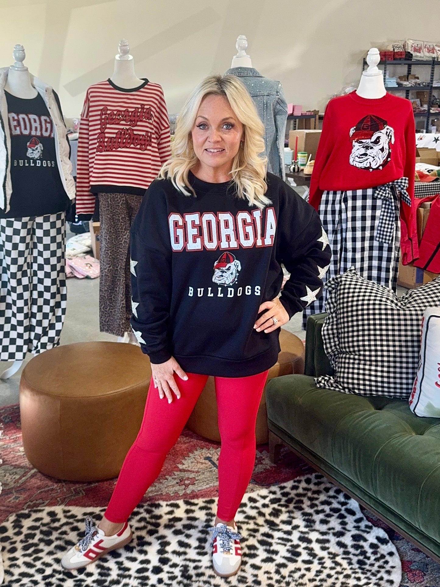 Black sweatshirt licensed stars