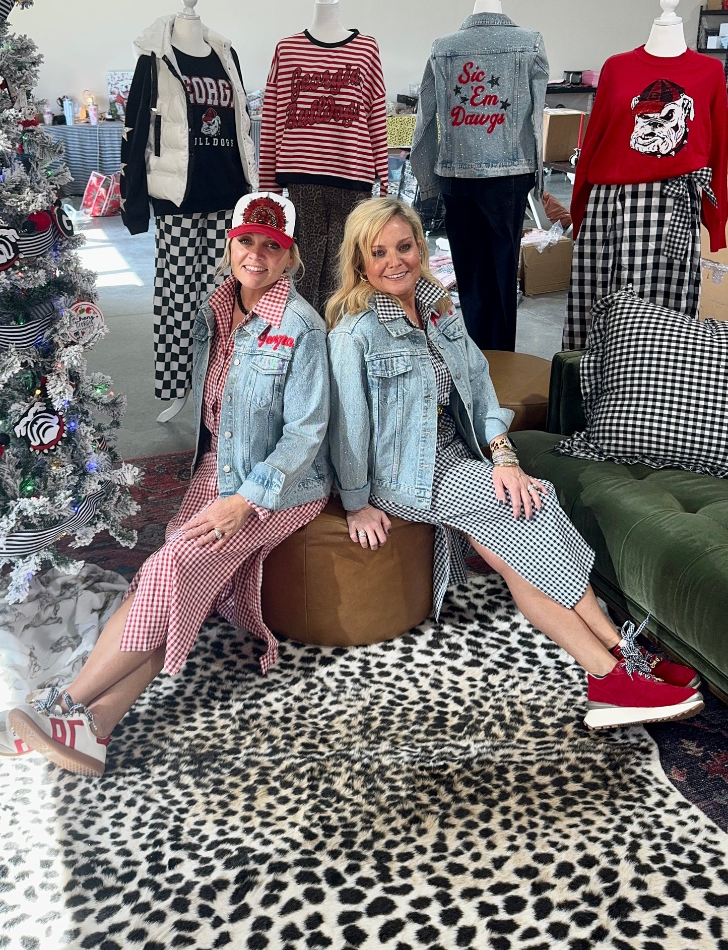 Licensed denim jacket Go dawgs