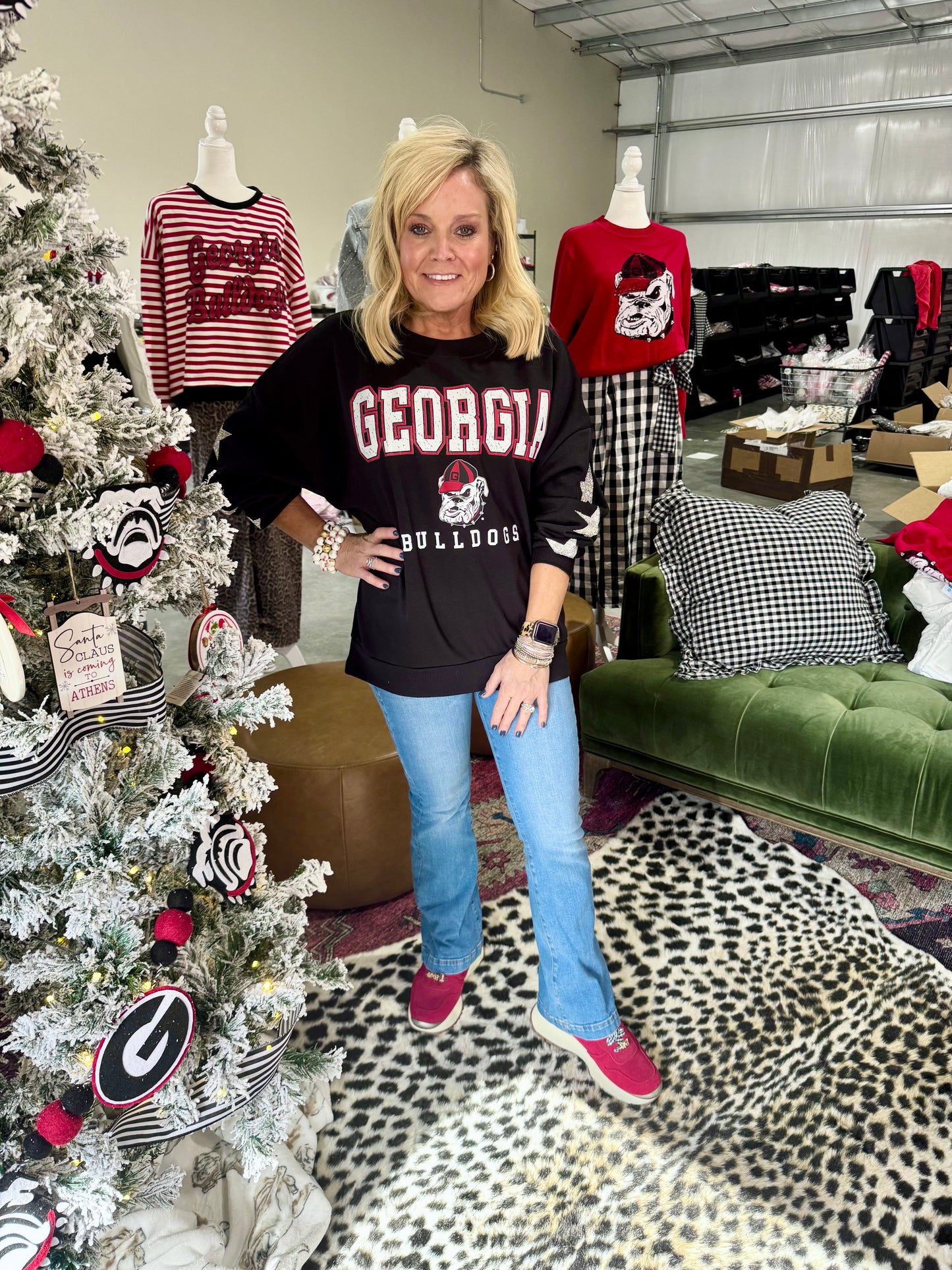 Black sweatshirt licensed stars