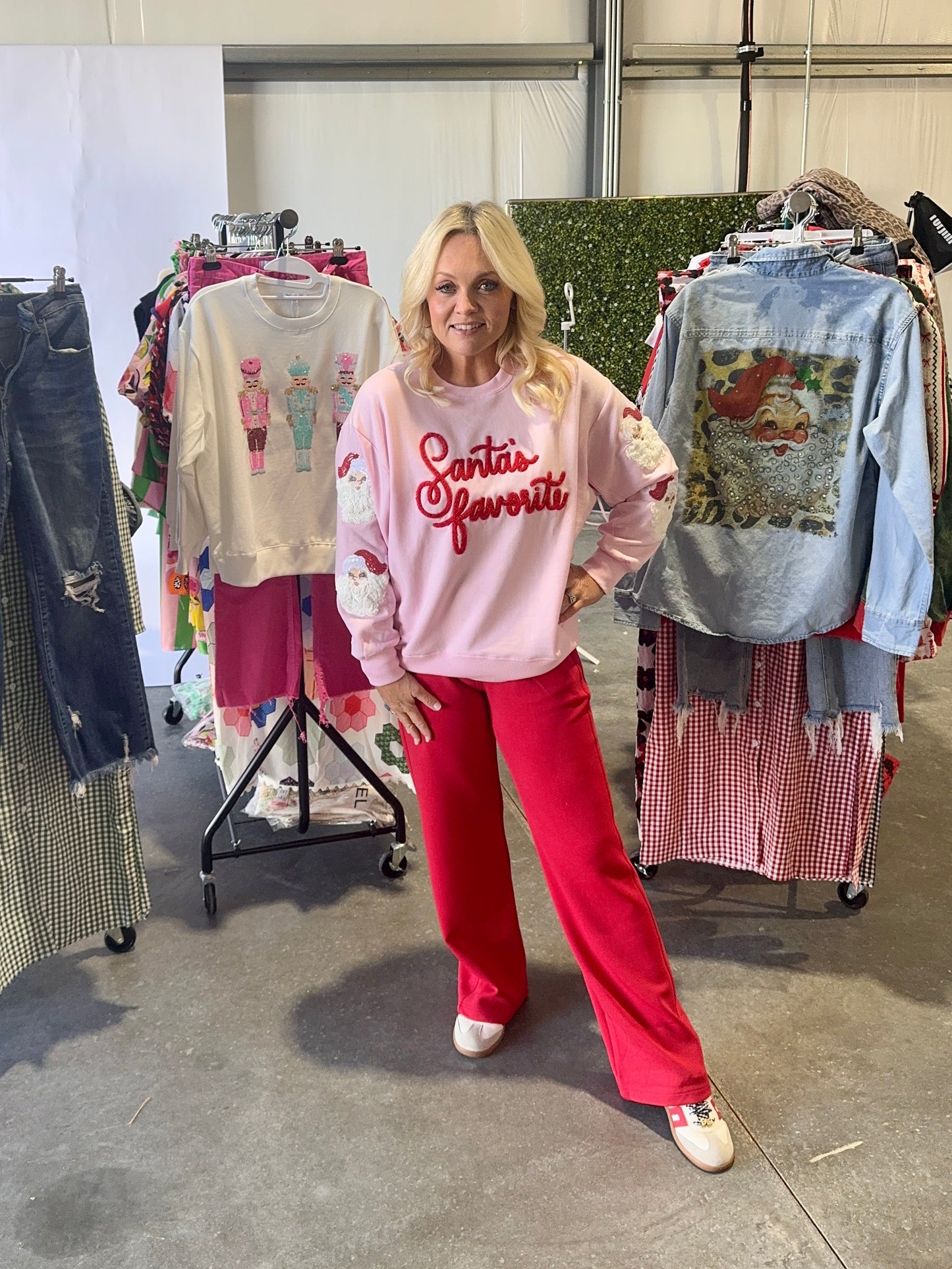 Santa’s favorite sweatshirt sequin