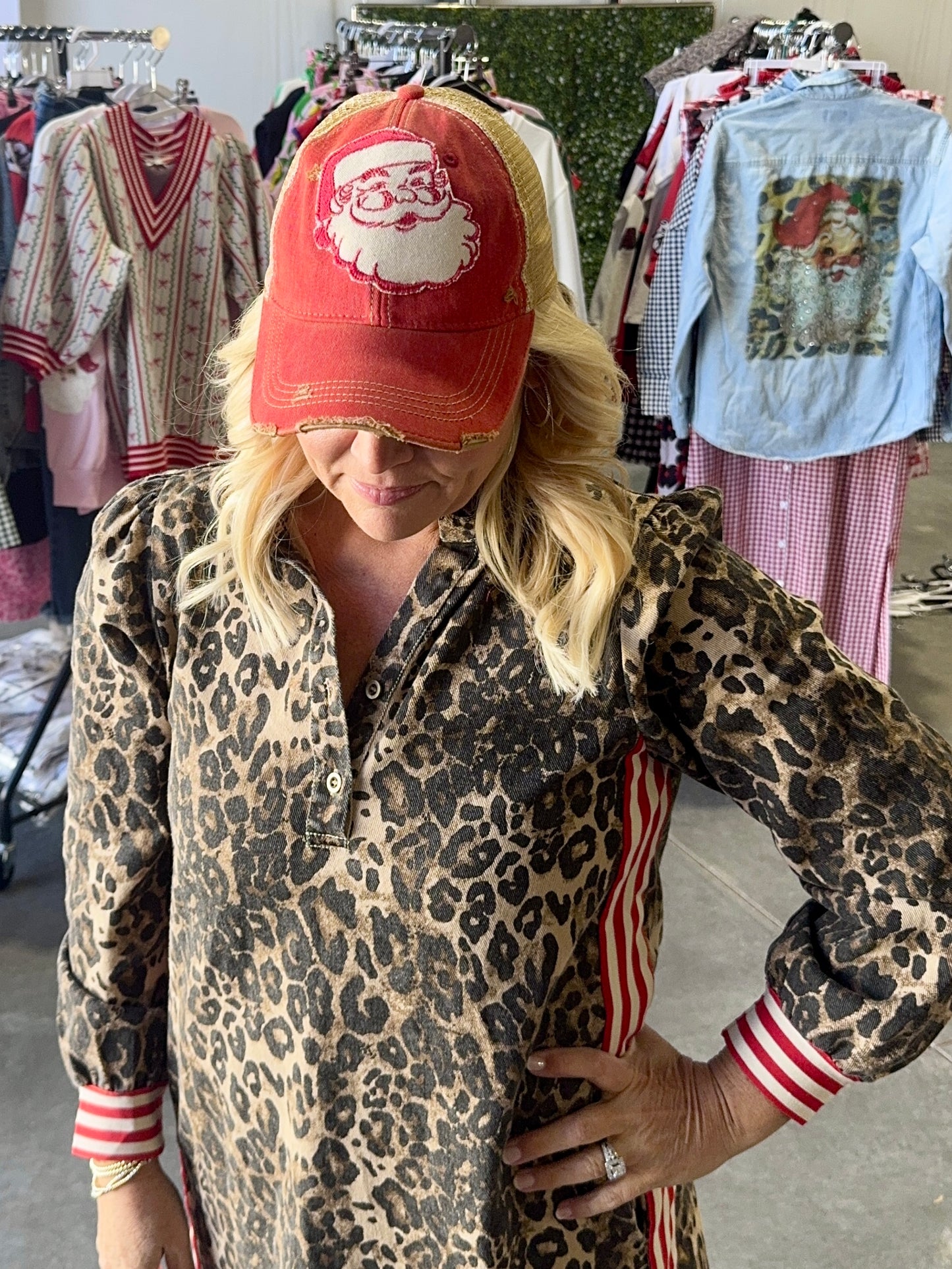 Vintage Santa hats Christmas