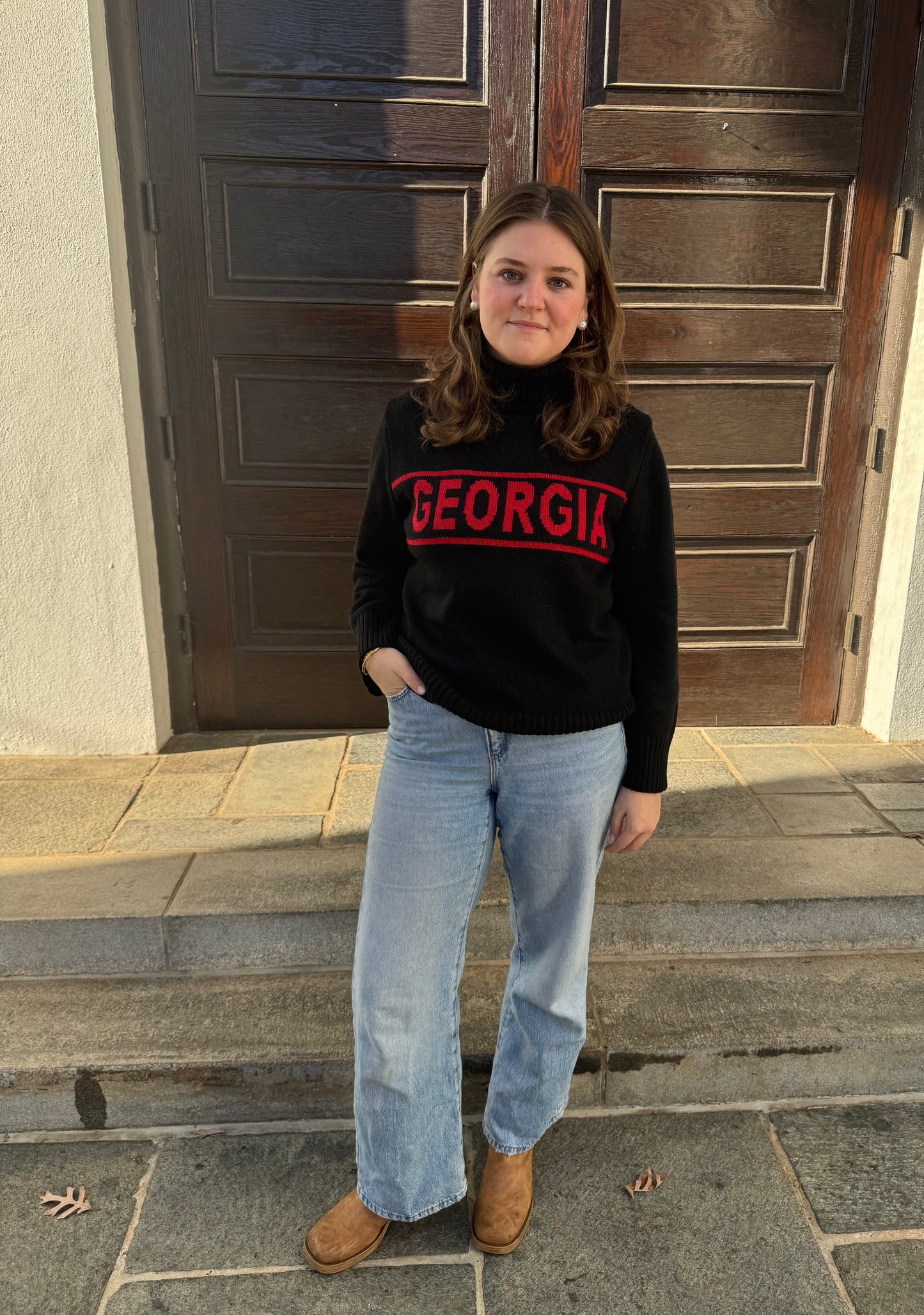 Licensed sweater black georgia