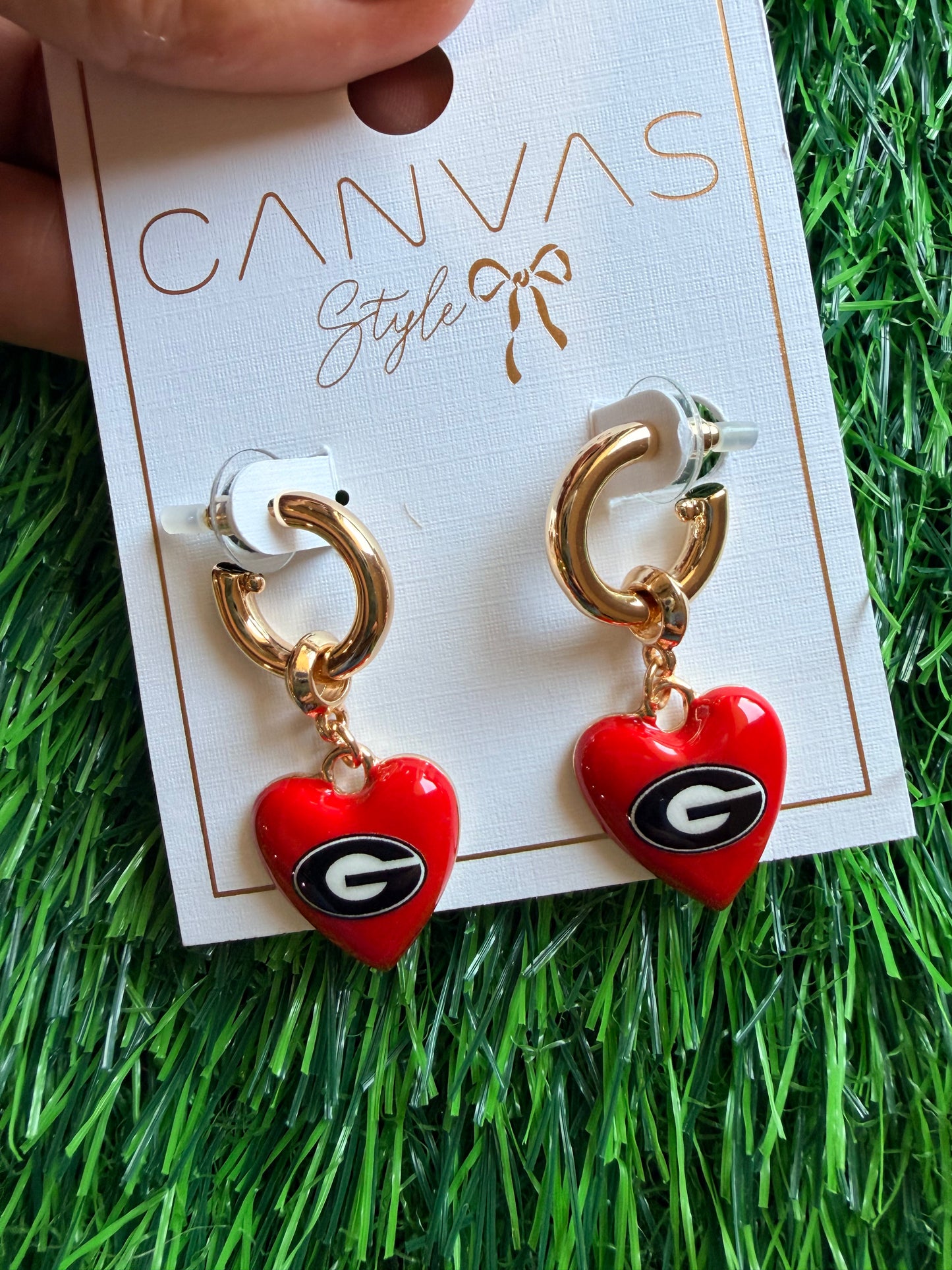 Heart Georgia licensed earrings