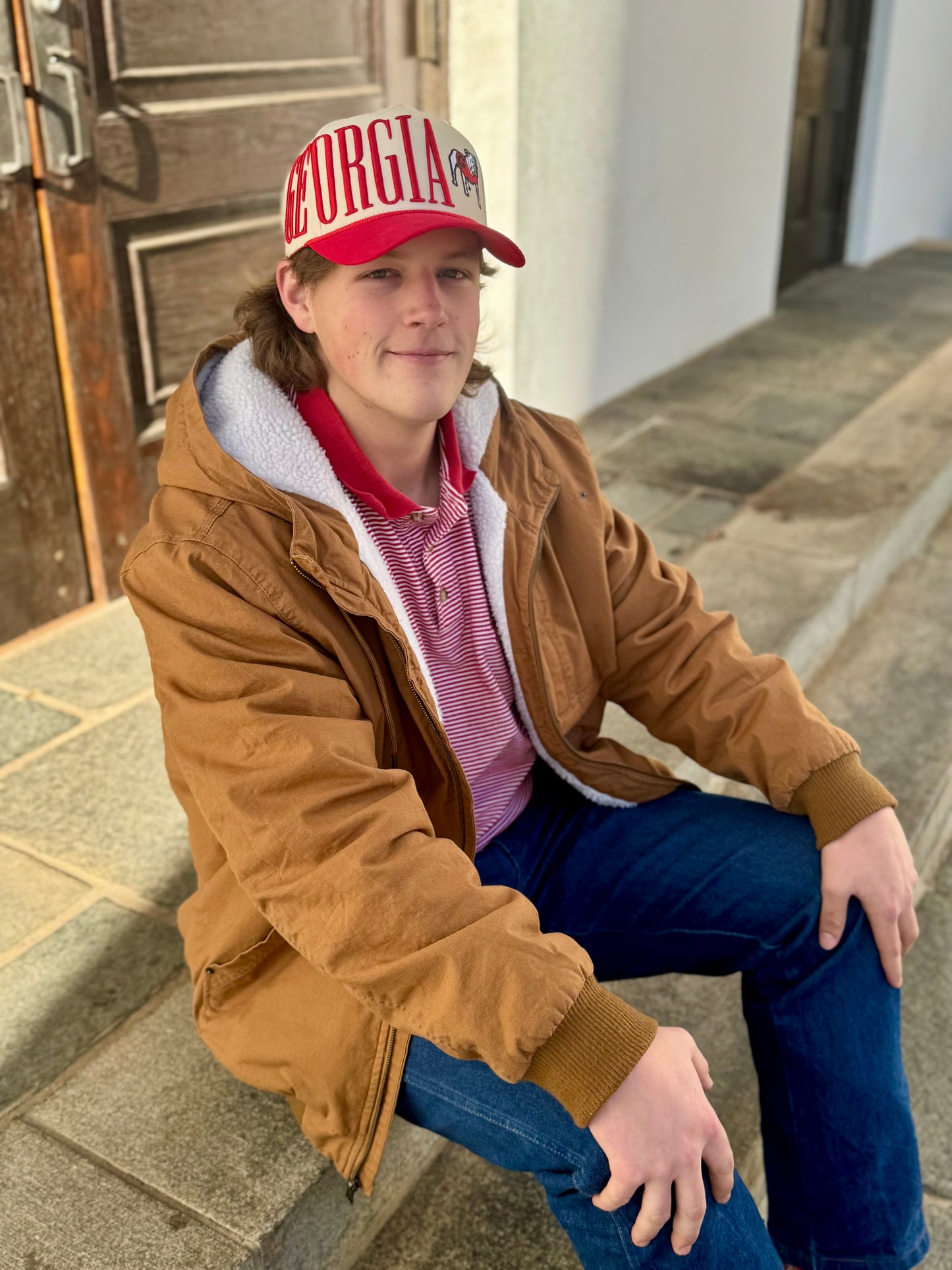 Canvas trucker hat licensed