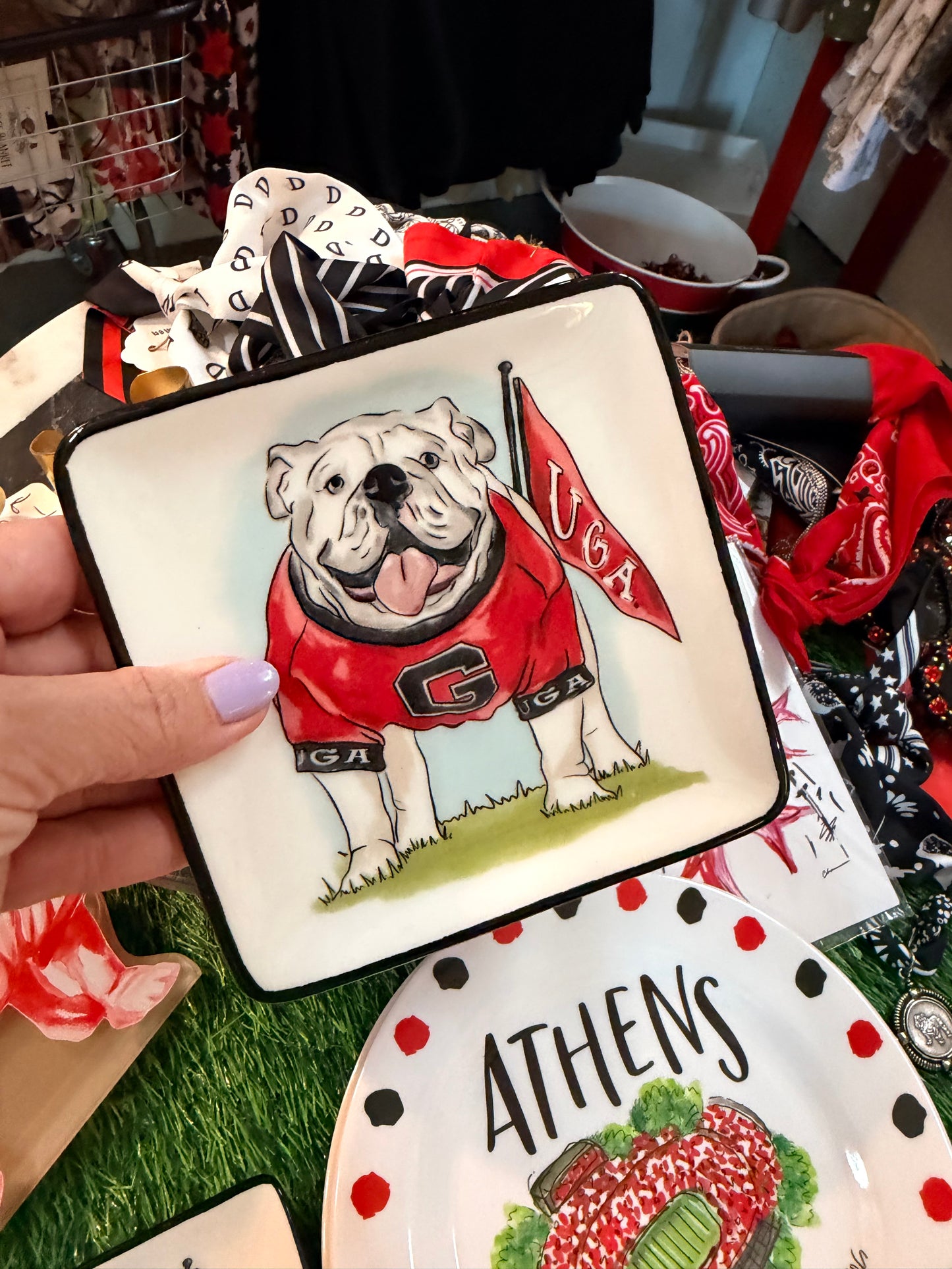 Trinket tray licensed bulldog