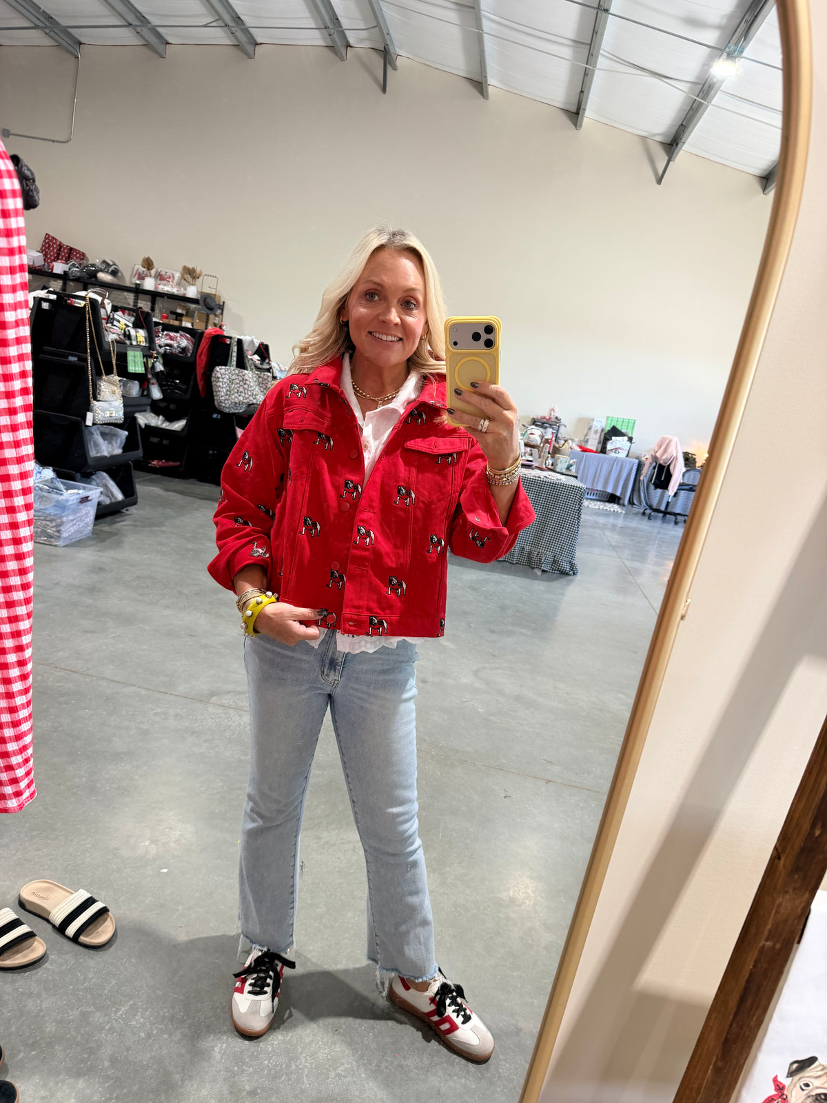 The Tailgate Twill Logo Jacket Georgia