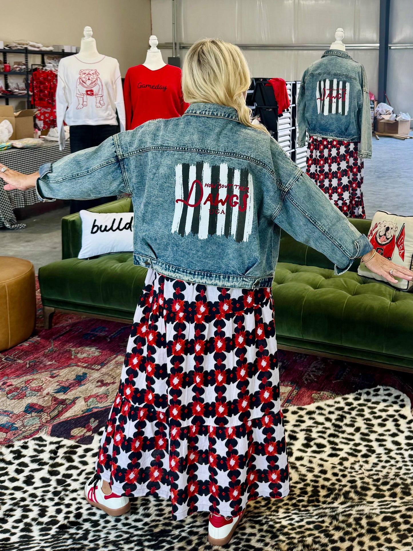 Denim jacket dawgs licensed marked down