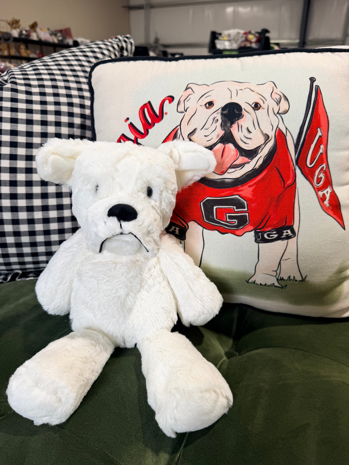 UGA Boom plushie bulldog