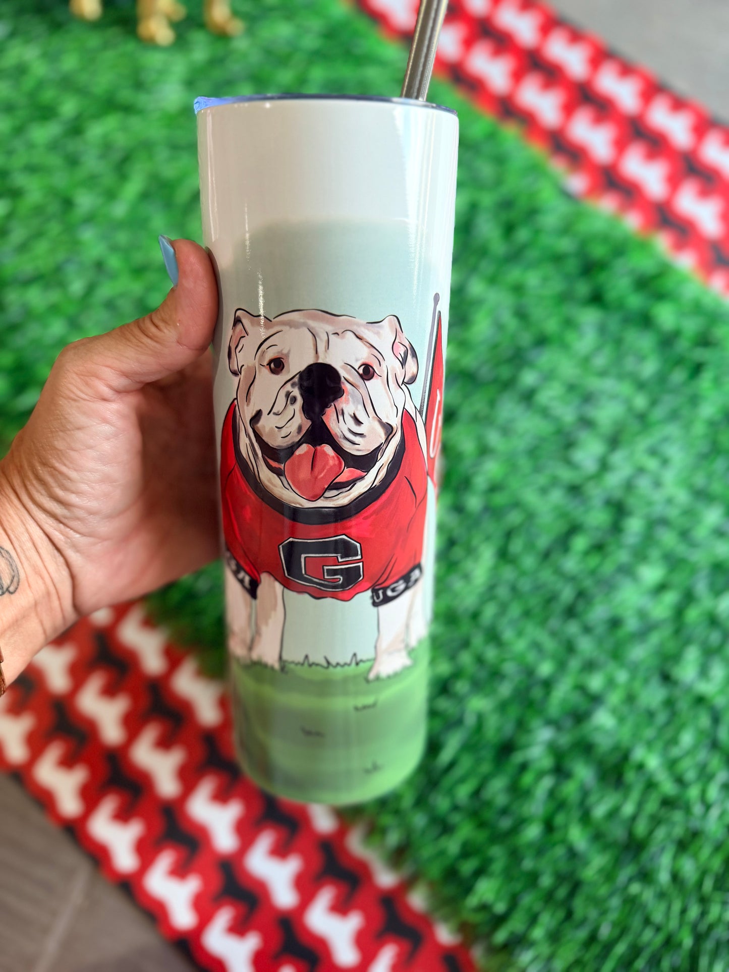 Bulldog tumbler licensed