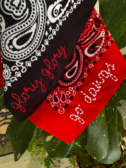 Bandana with embroidery