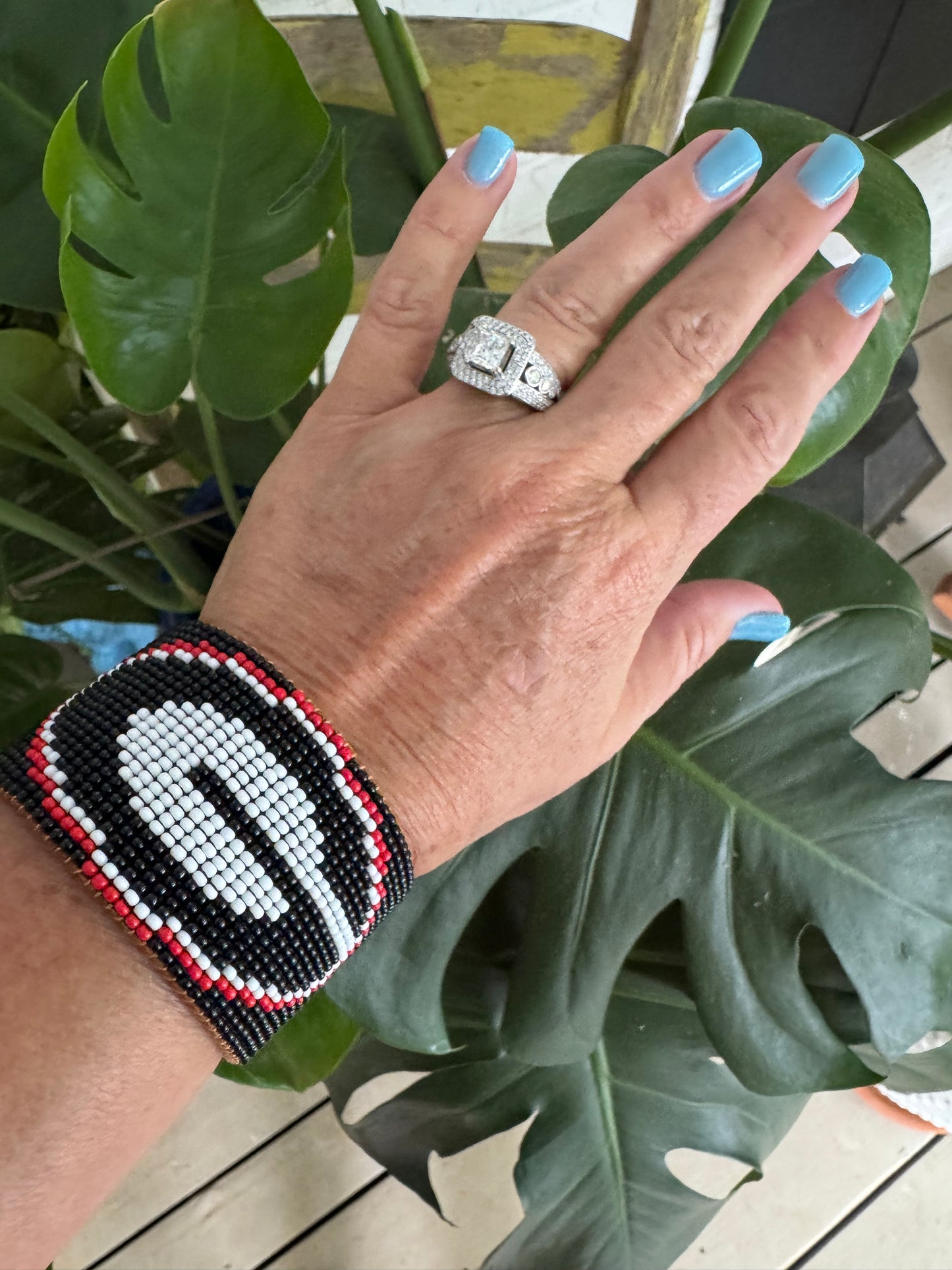Beaded cuffs