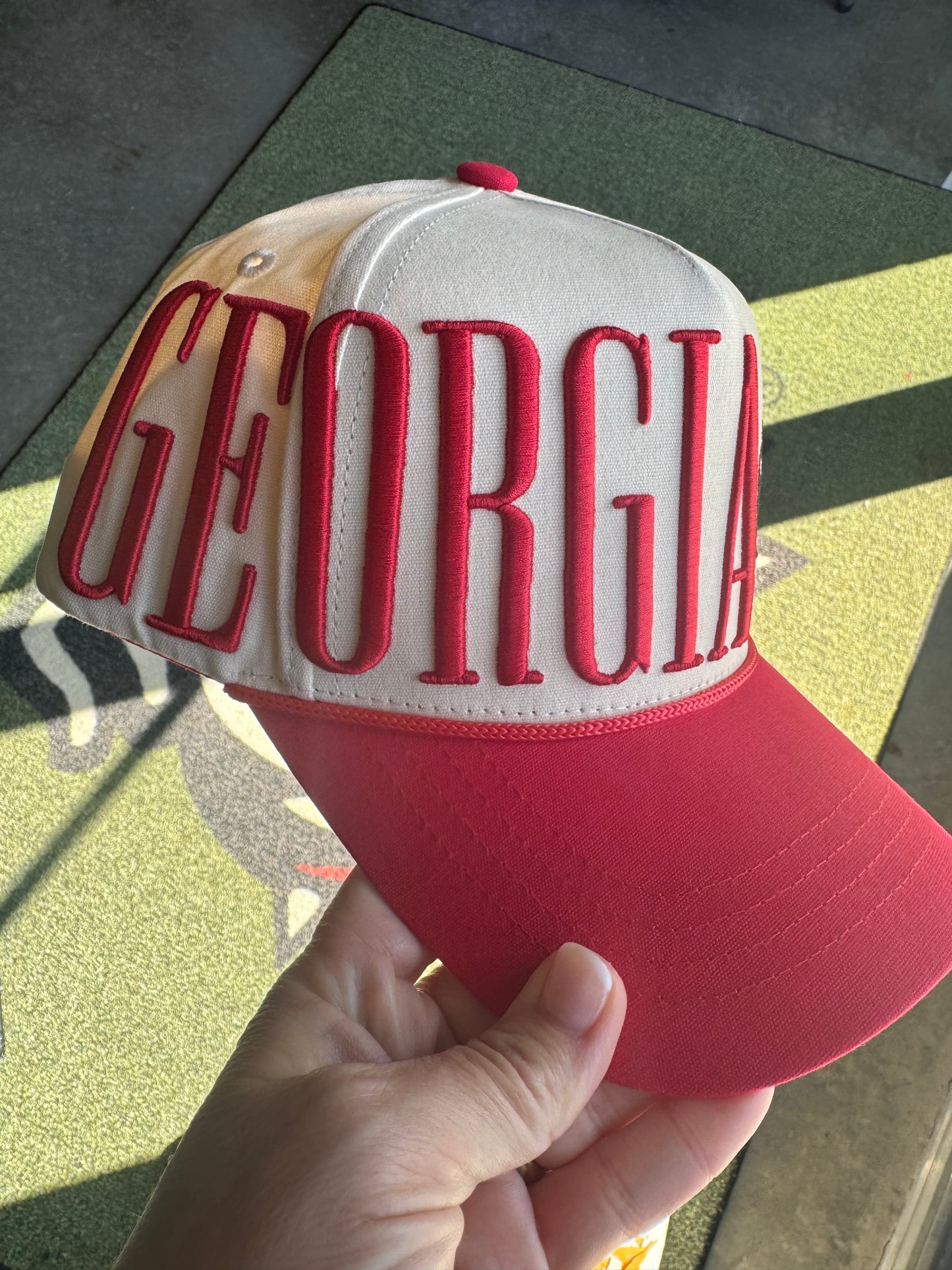 Canvas trucker hat licensed