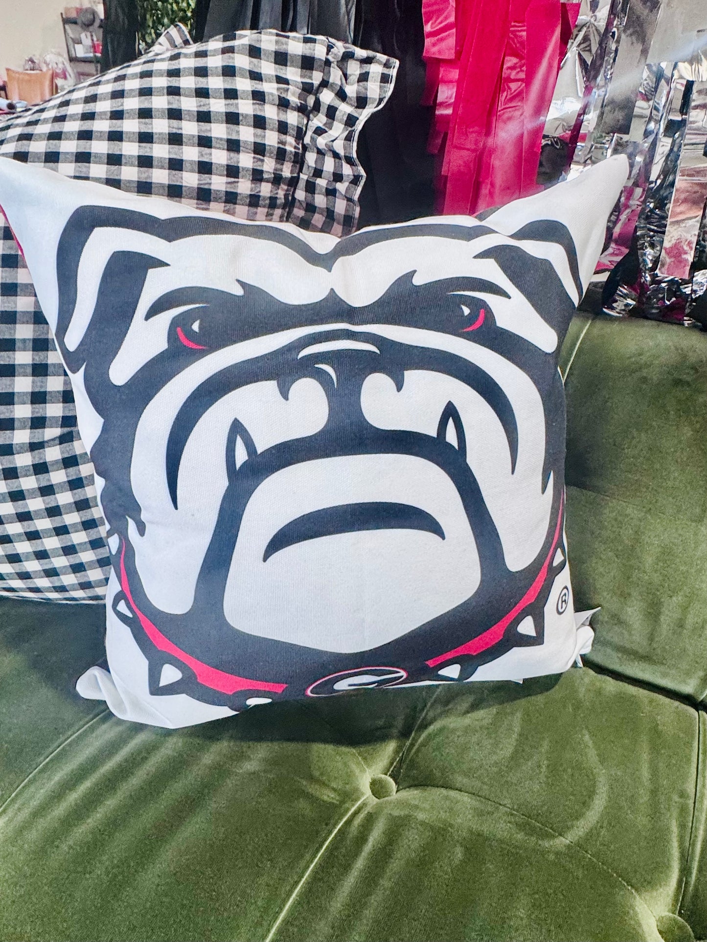 UGA georgia  Bulldogs dawg pillow cover licensed