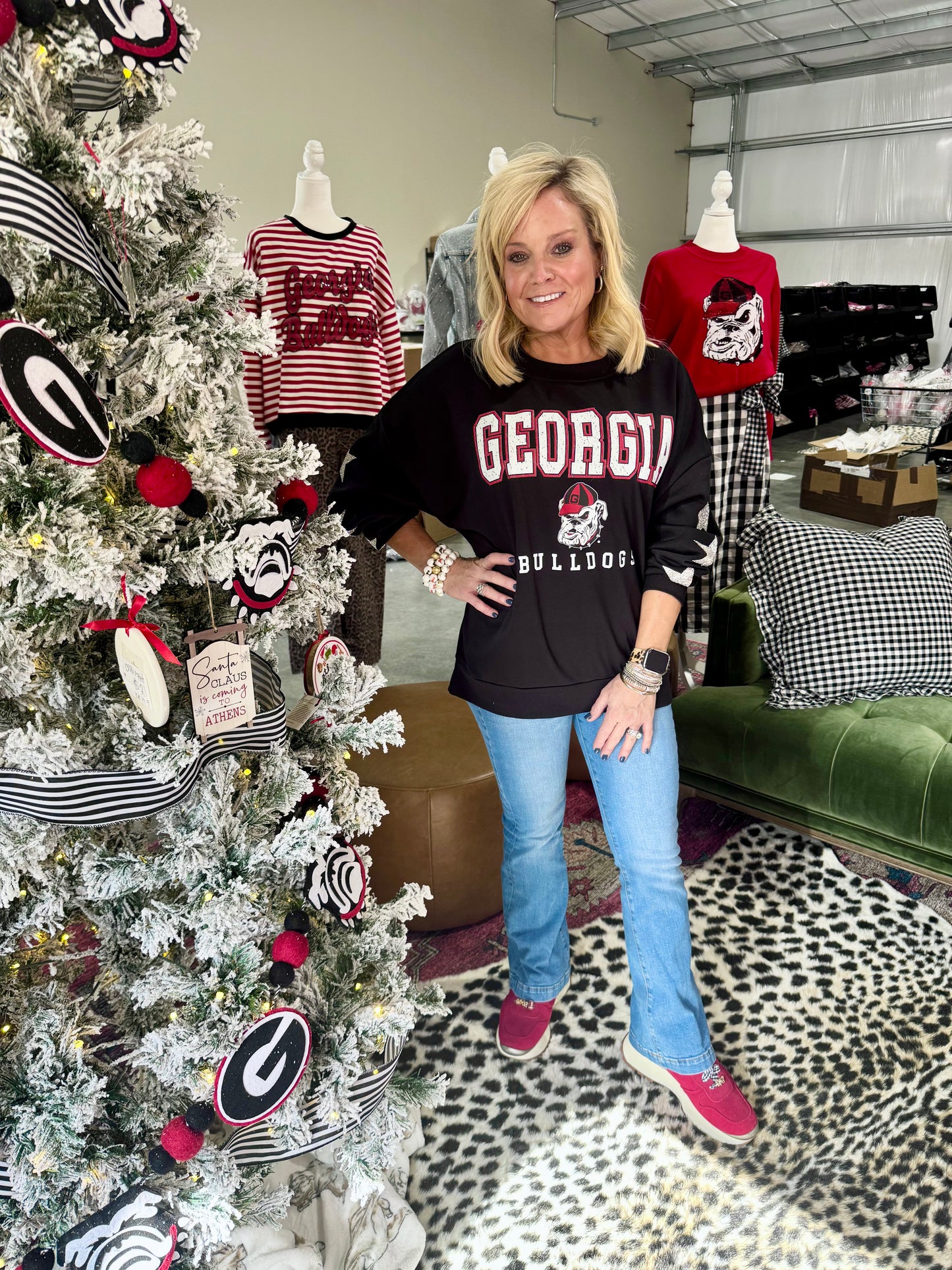 Black sweatshirt licensed stars