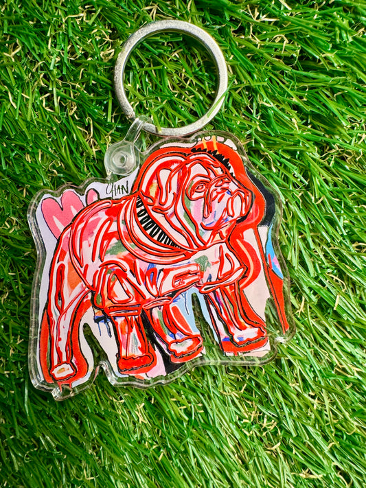 Chan art key chain