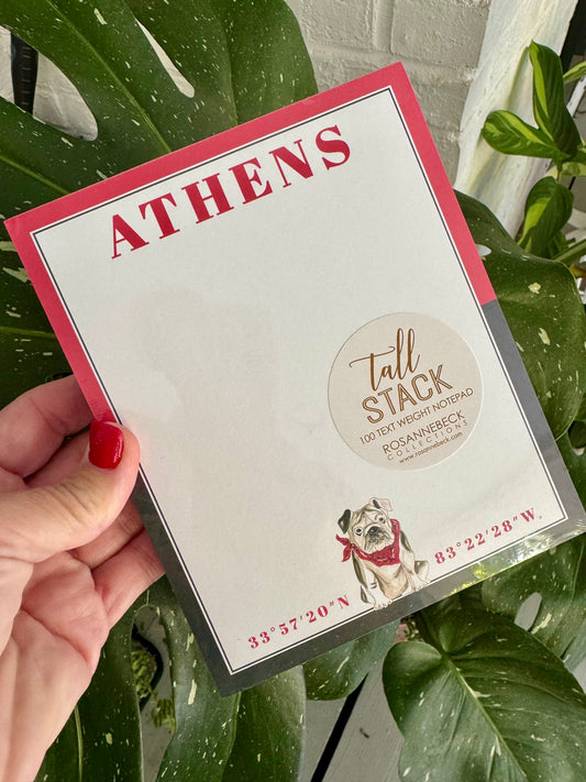 Athens notepad tall stack