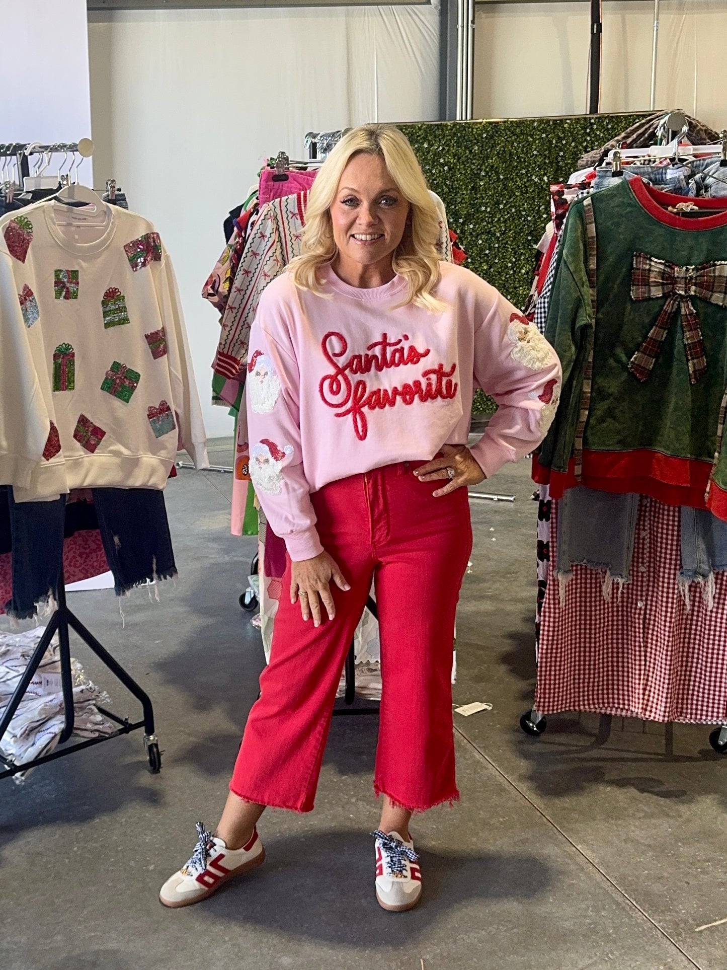 Santa’s favorite sweatshirt sequin