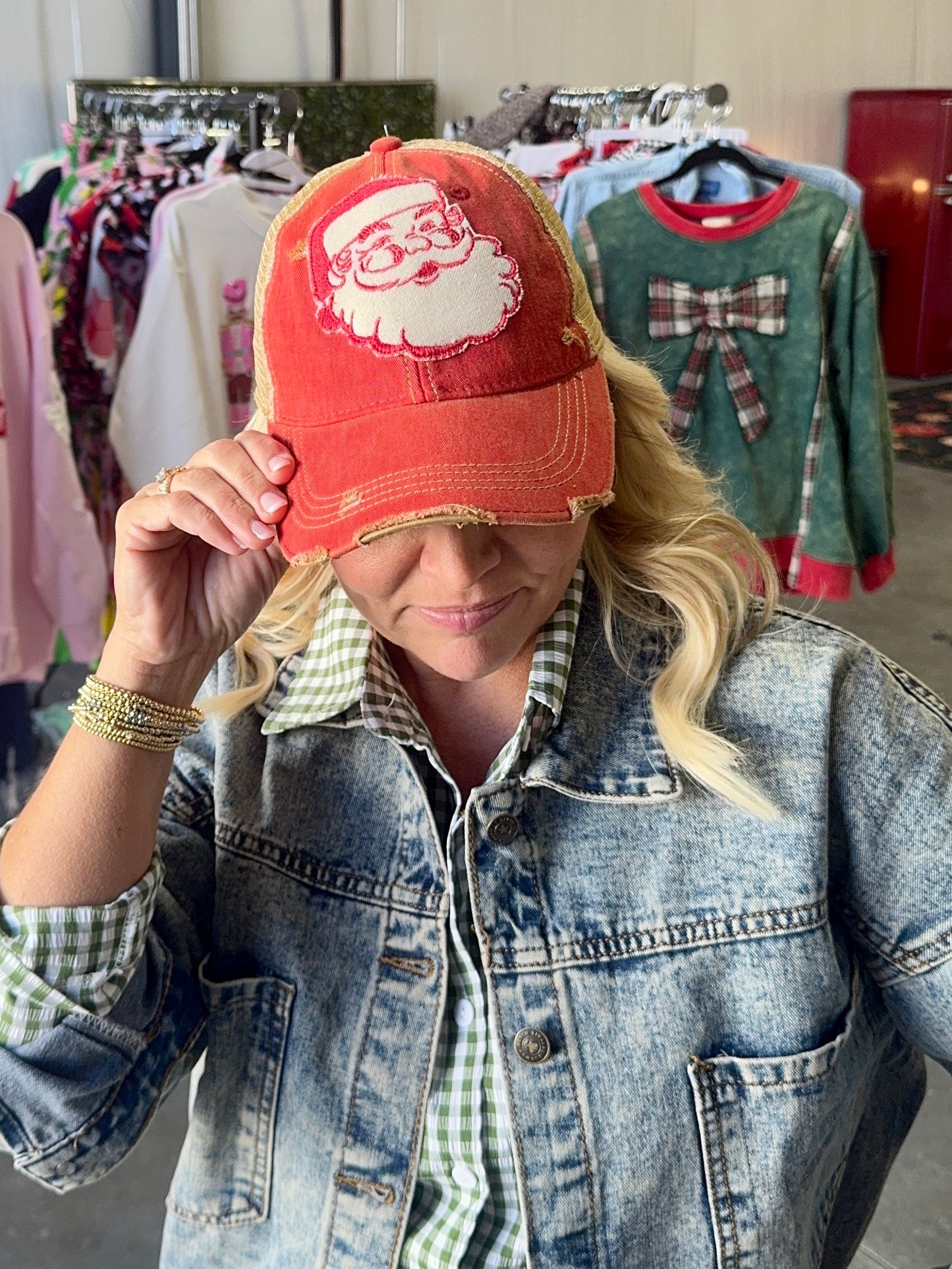 Vintage Santa hats Christmas