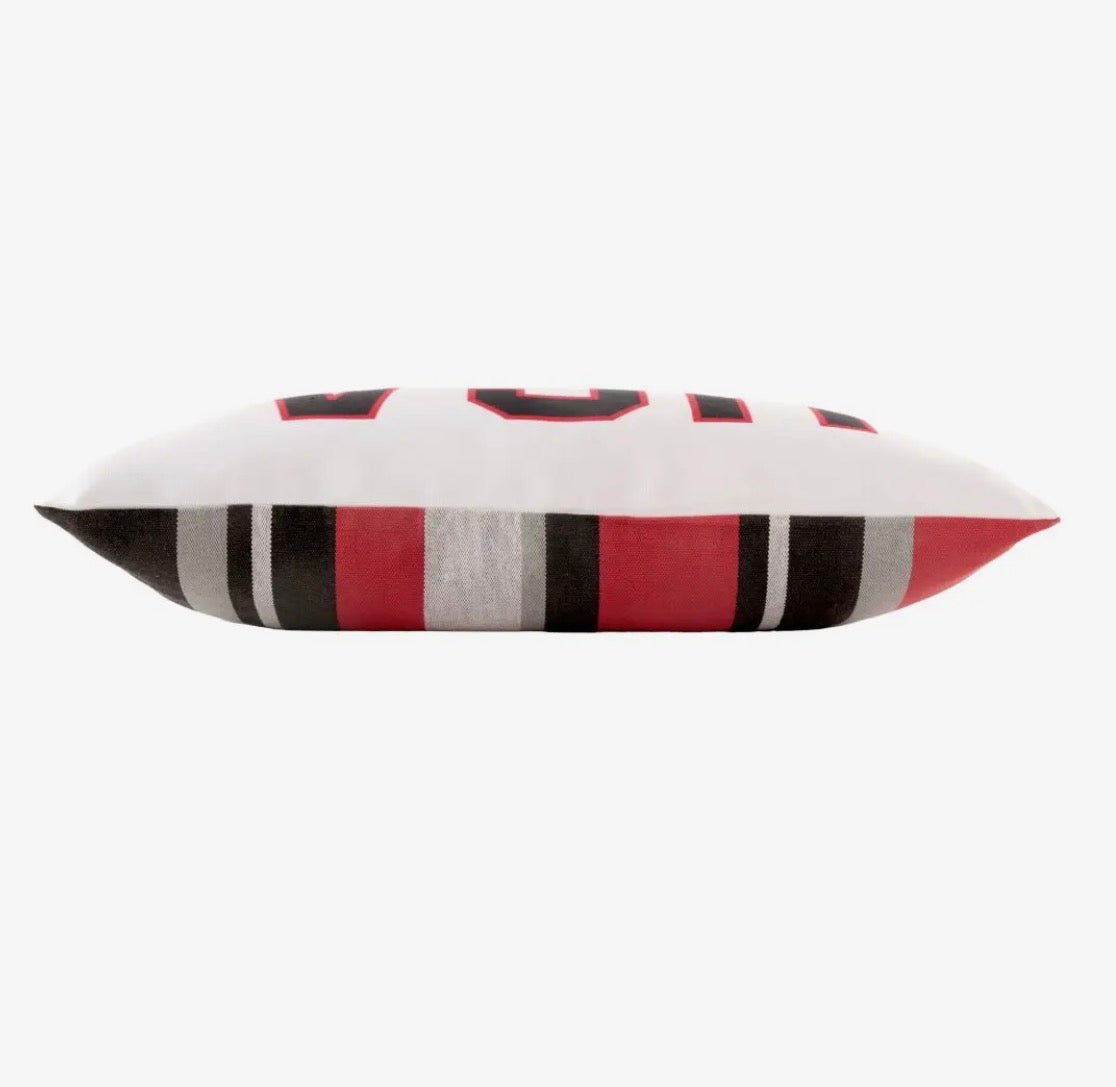 UGA bulldogs lumbar pillow cover licensed