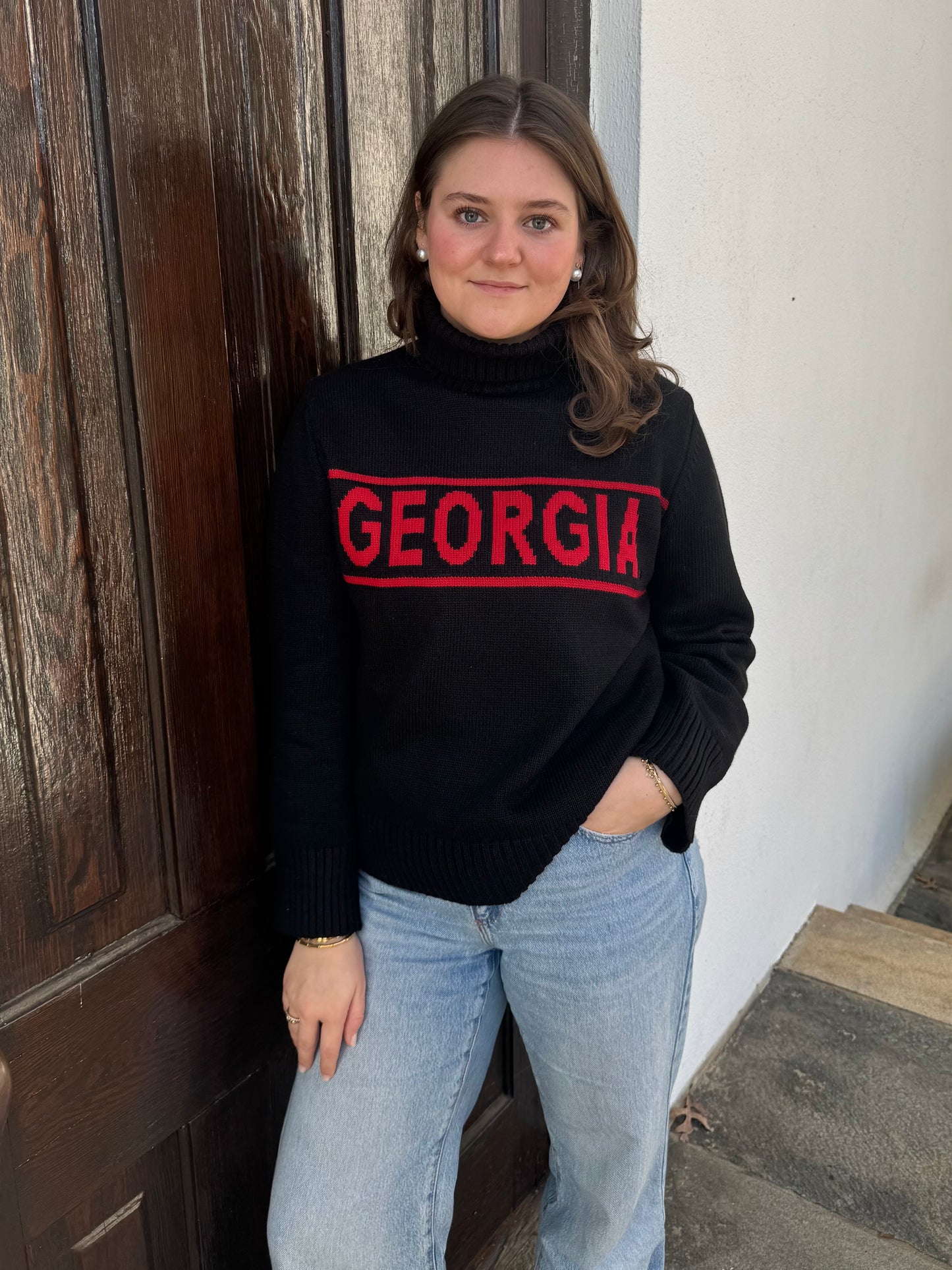 Licensed sweater black georgia